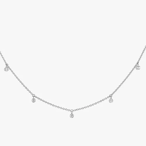 14K H-I/SI 5 Diamond Necklace