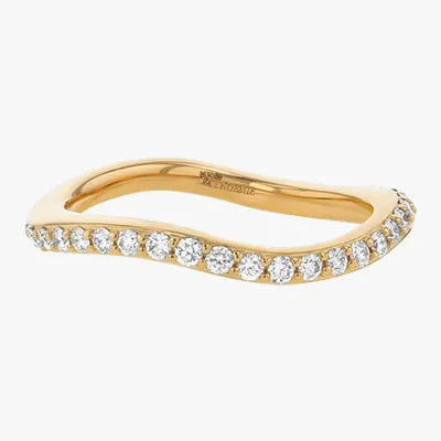 14K H-I/SI Curved Diamond Eternity Ring