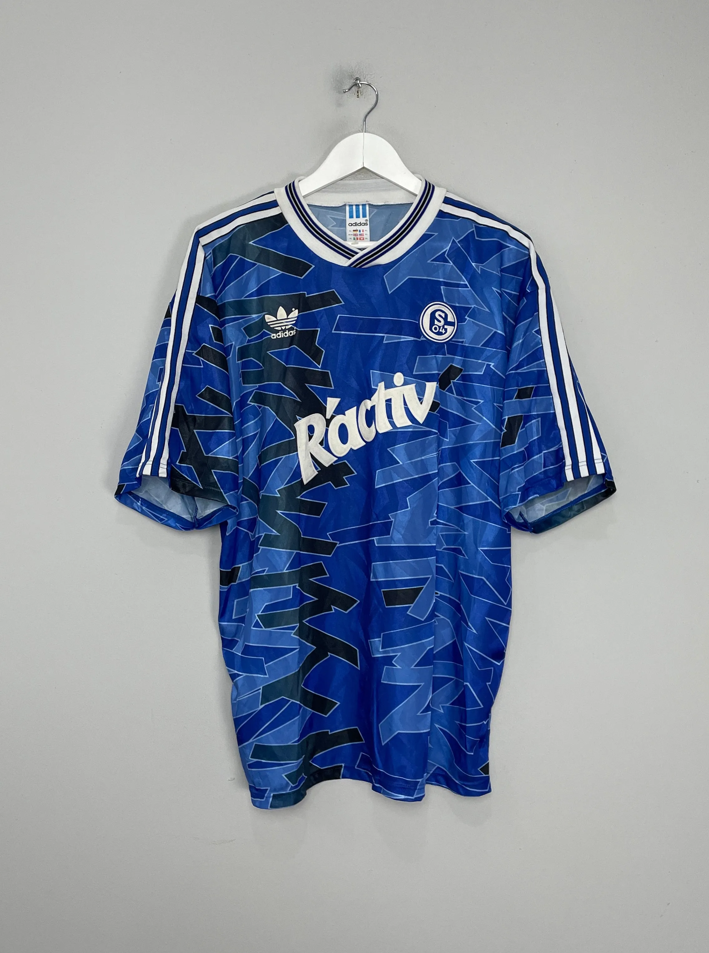 1992/93 SCHALKE HOME SHIRT (XL) ADIDAS