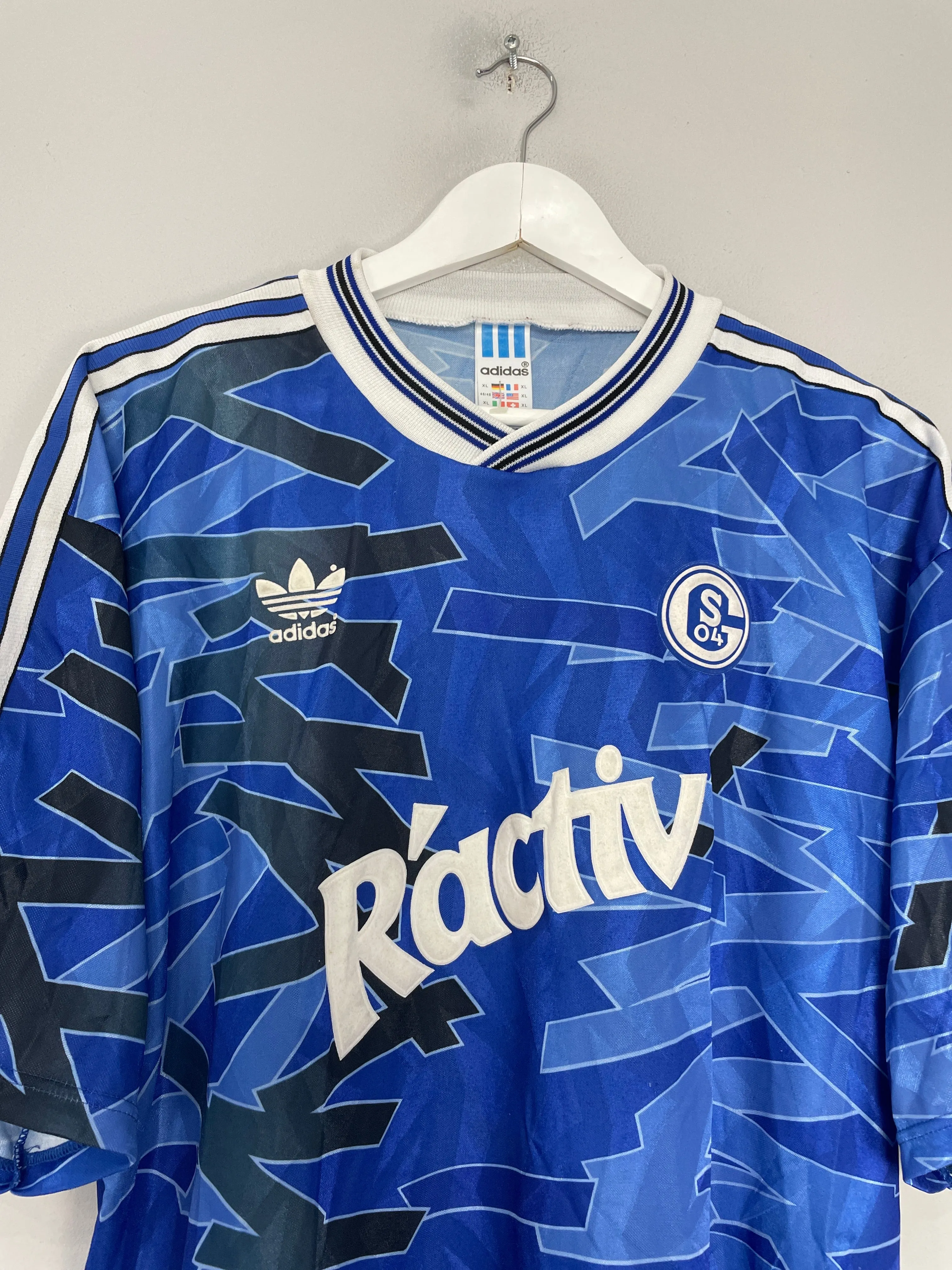 1992/93 SCHALKE HOME SHIRT (XL) ADIDAS