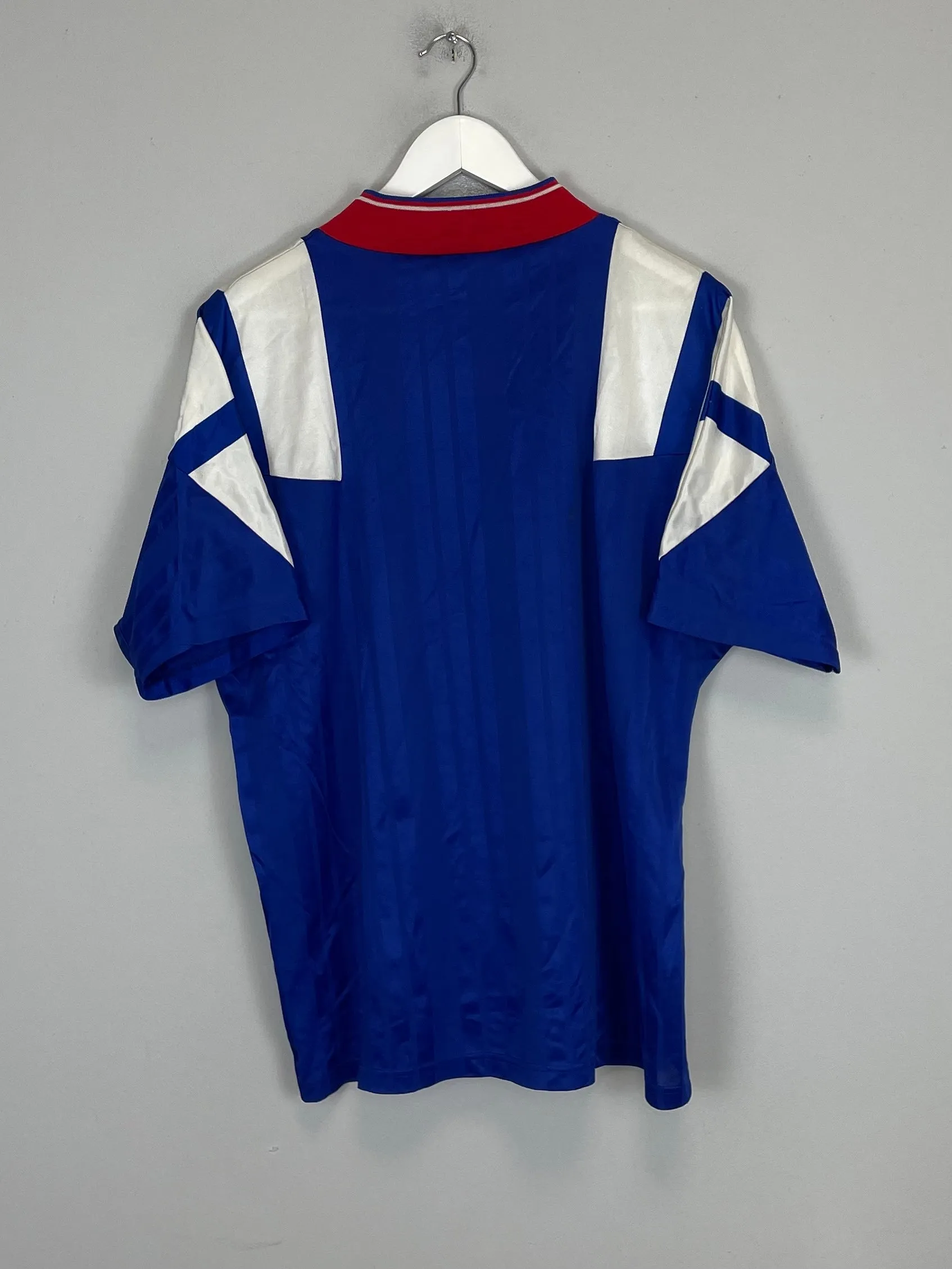 1992/94 RANGERS HOME SHIRT (M) ADIDAS