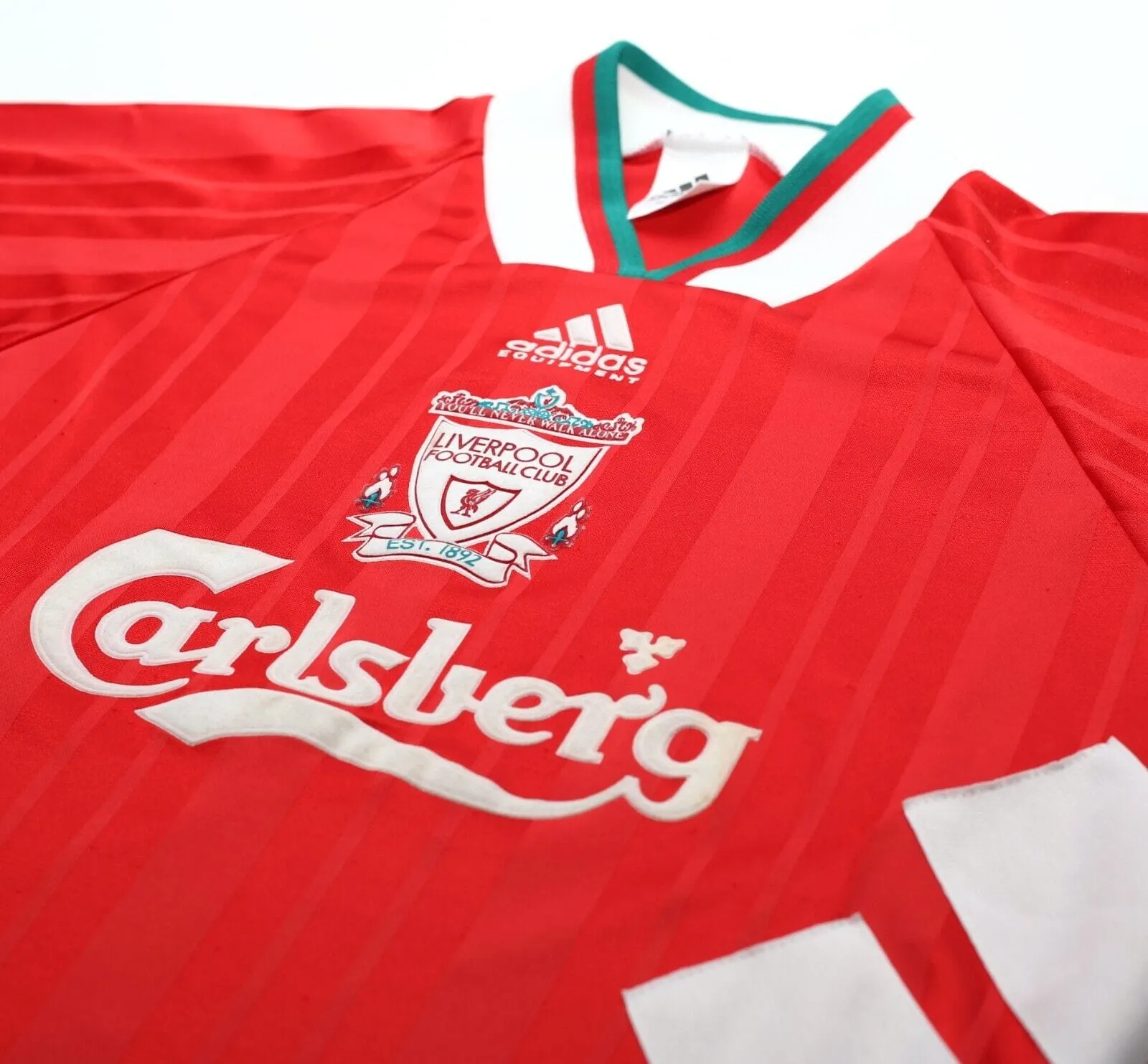 1993/95 LIVERPOOL Vintage adidas Home Football Shirt Jersey (M)