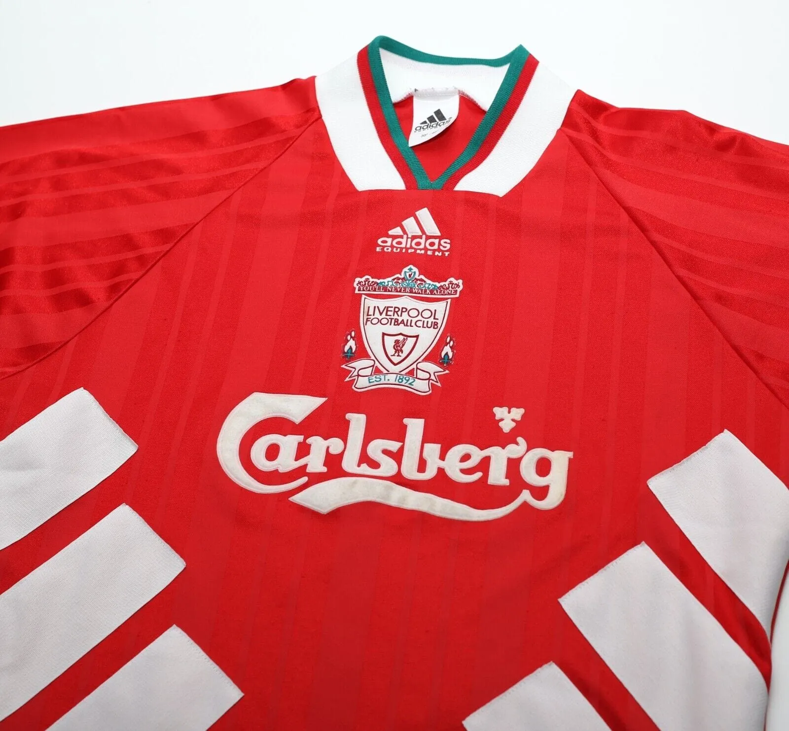 1993/95 LIVERPOOL Vintage adidas Home Football Shirt Jersey (M)