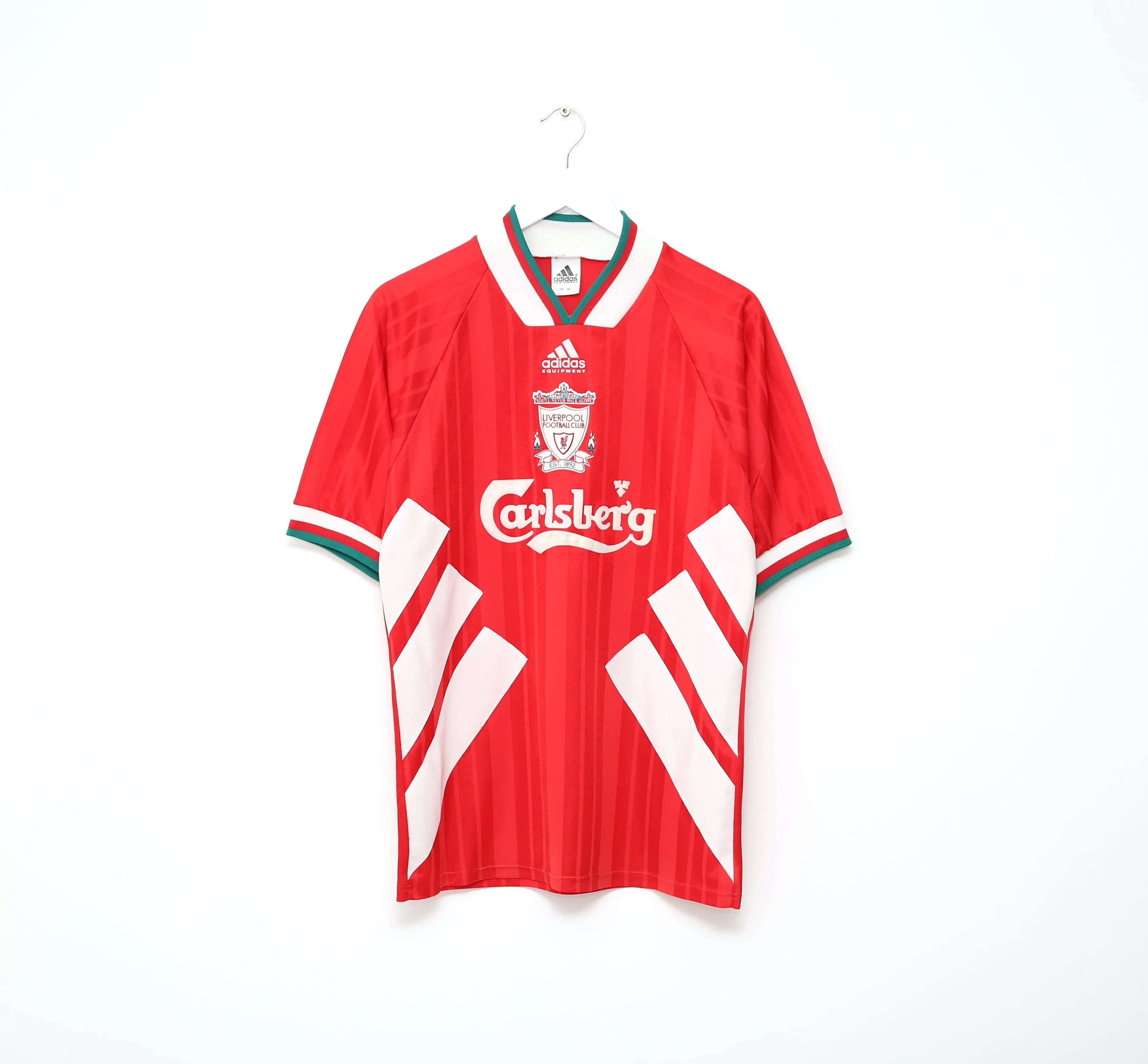 1993/95 LIVERPOOL Vintage adidas Home Football Shirt Jersey (M)