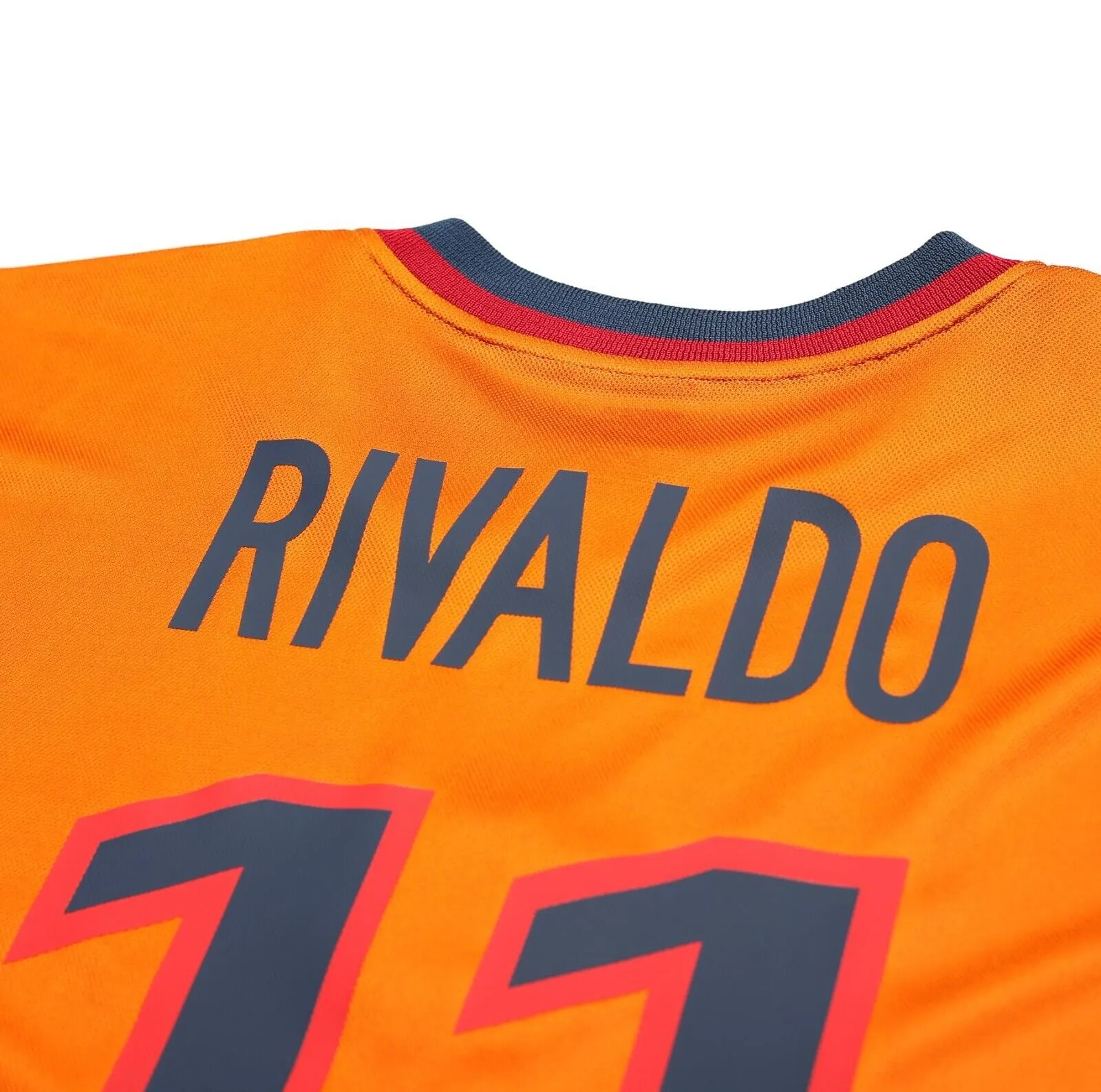 1998/00 RIVALDO #11 Barcelona Vintage Nike Away Football Shirt Jersey XL Brazil