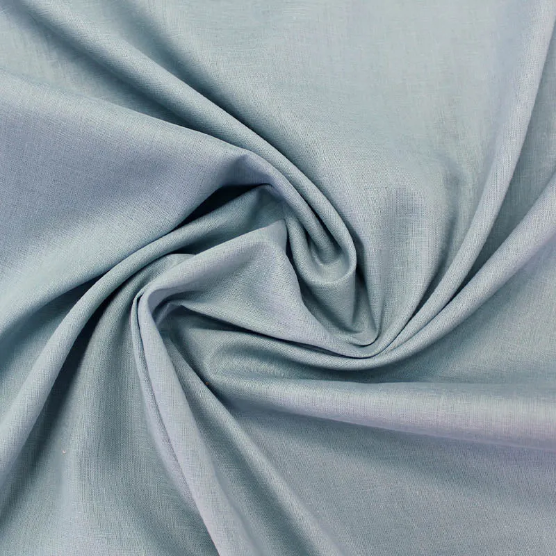 300CM REMNANT Indian Cotton Voile - Duck Egg Blue