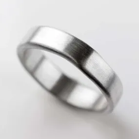 6mm Flat Sculpted Band