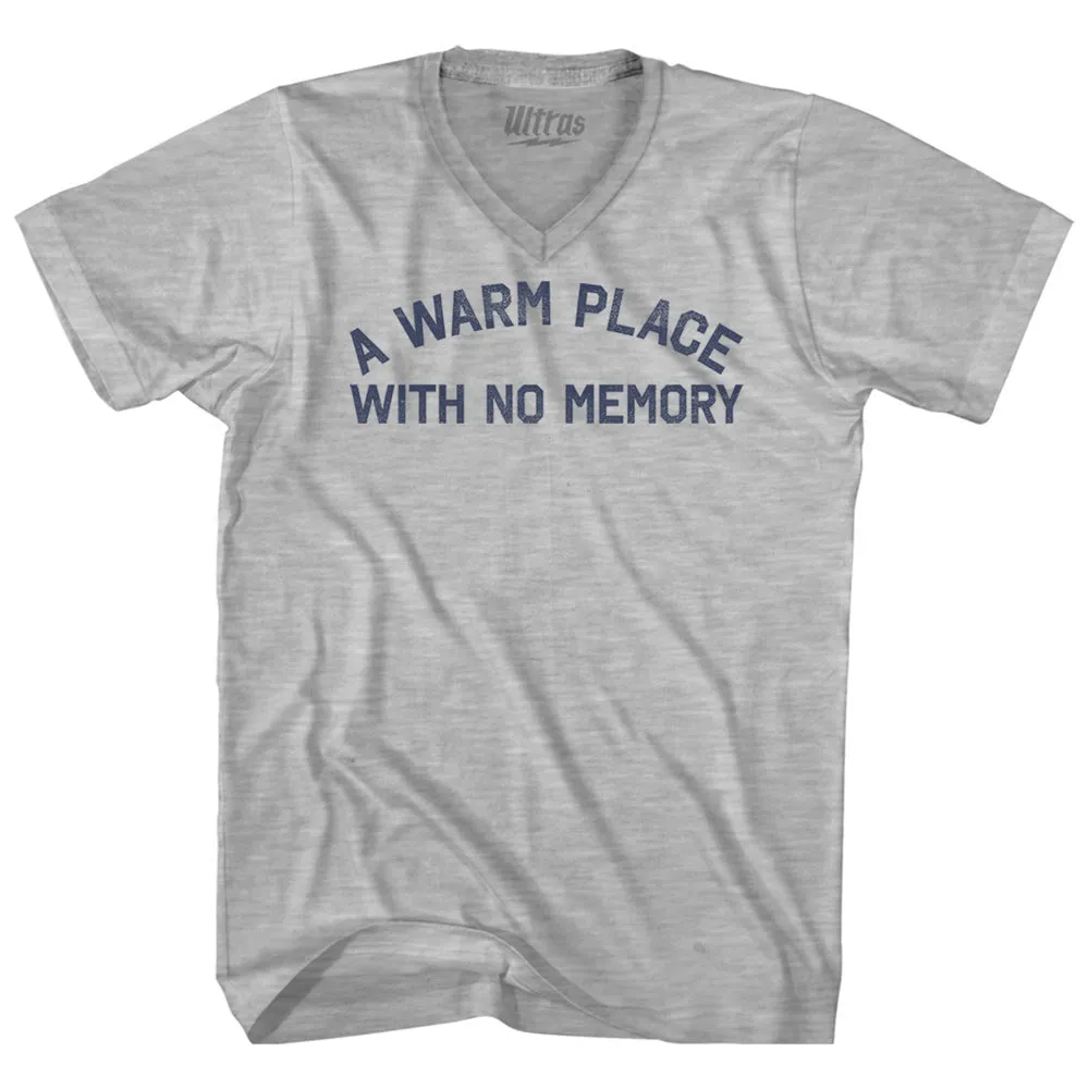 A Warm Place With No Memory Adult Cotton V-neck T-shirt