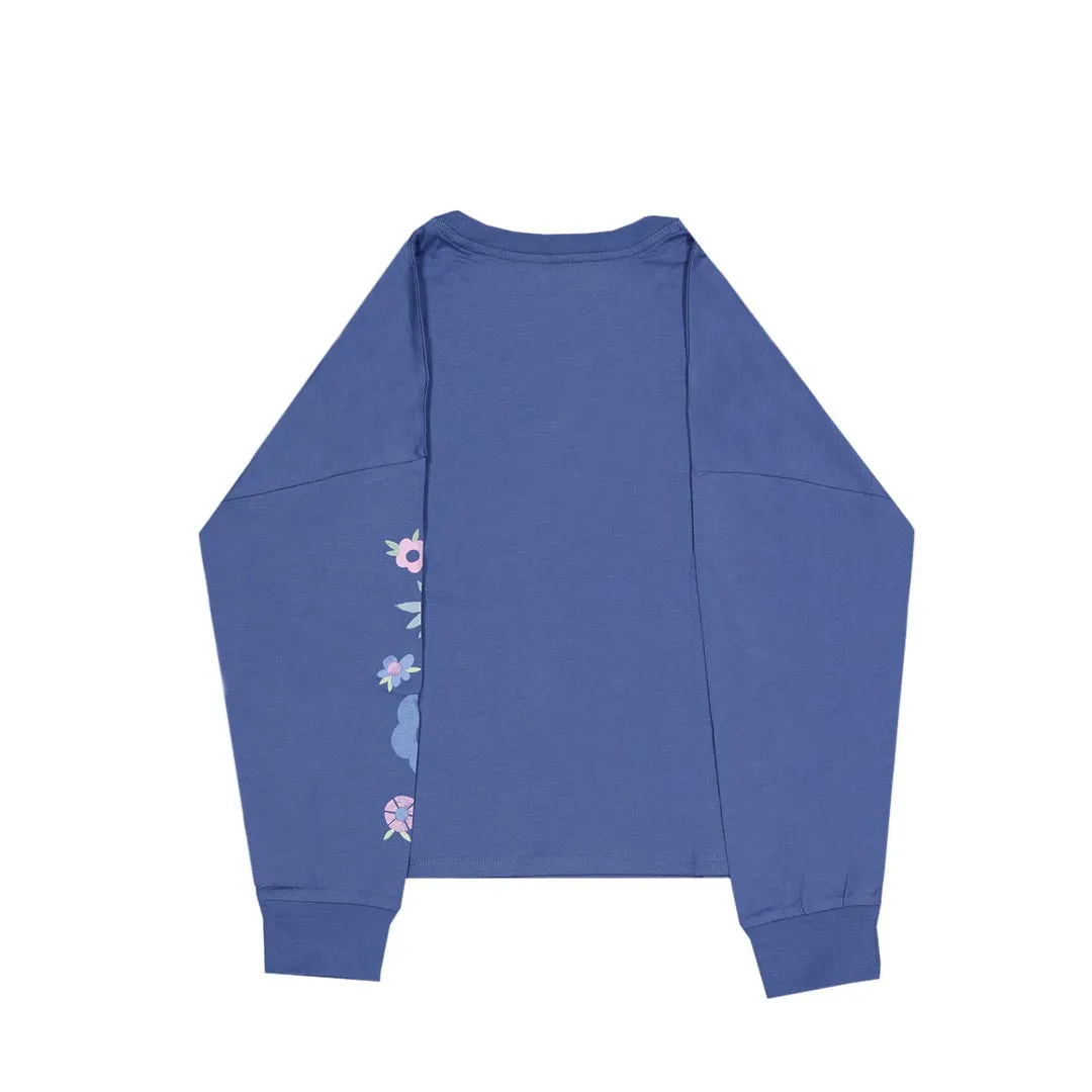 adidas - Girl' (Youth) Long Sleeve Waist Crew T-Shirt (IQ5971)