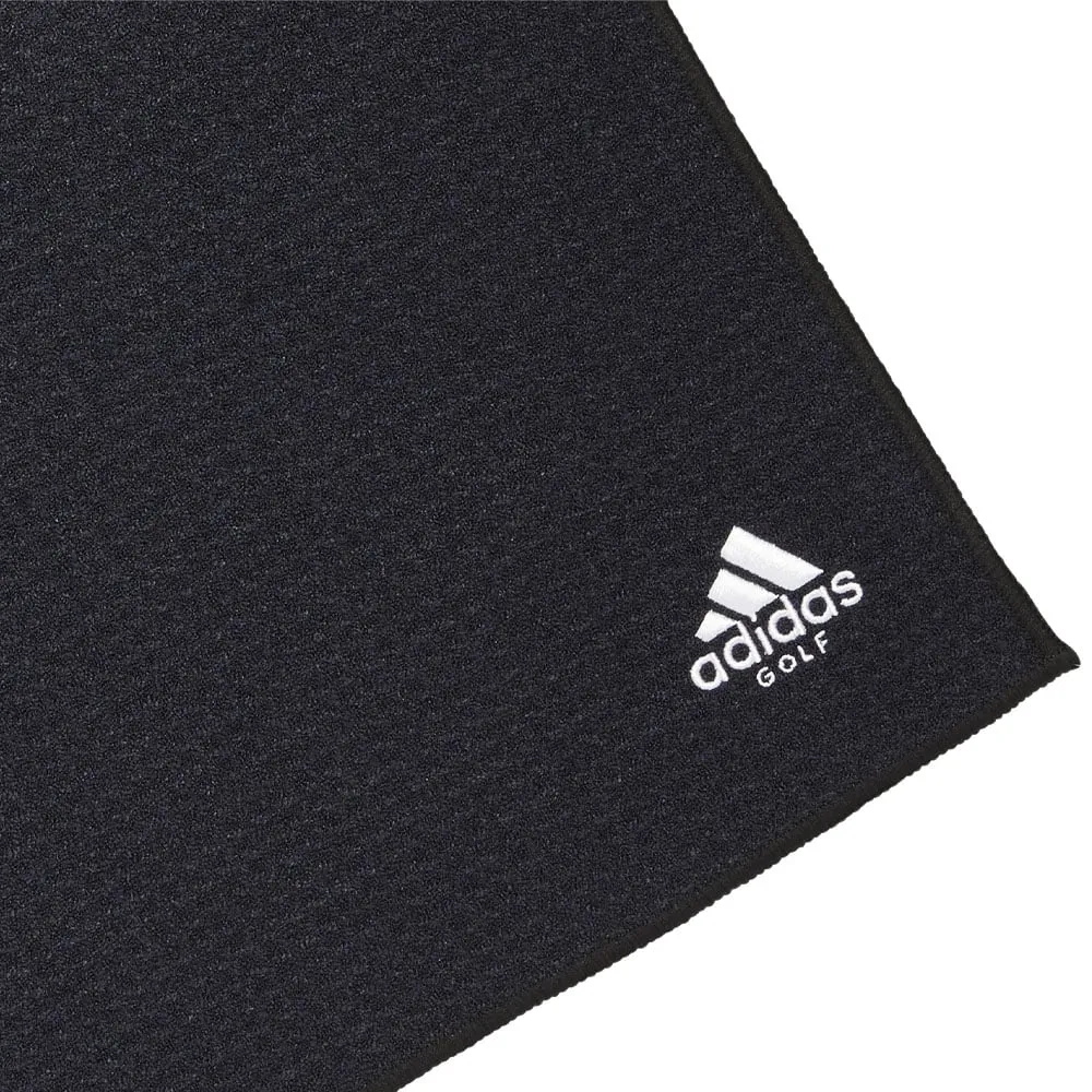 adidas Microfibre Players Towel - Black