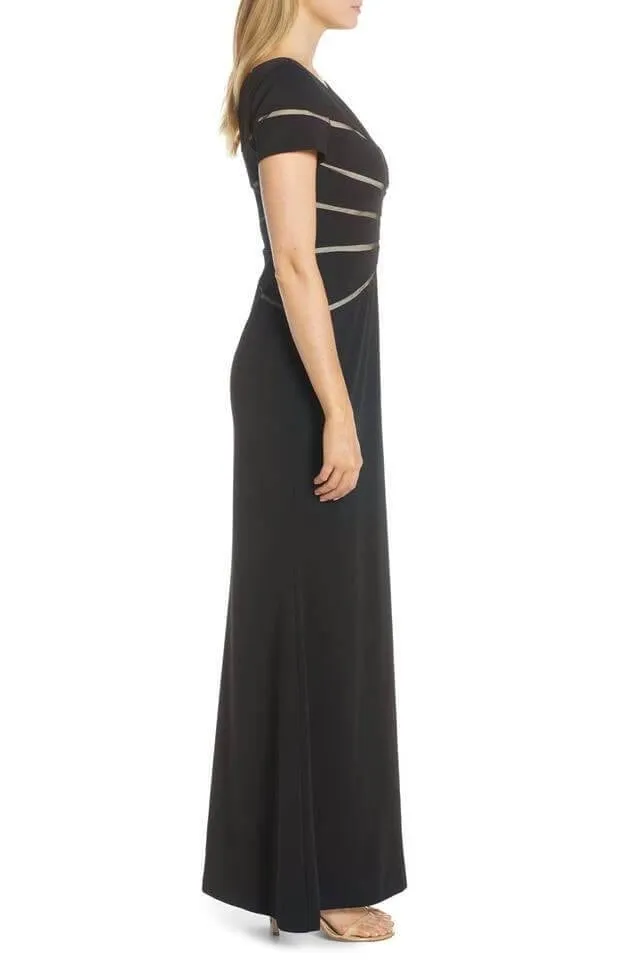 Adrianna Papell AP1E205633 Long Formal Black Evening Dress