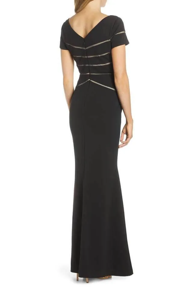 Adrianna Papell AP1E205633 Long Formal Black Evening Dress