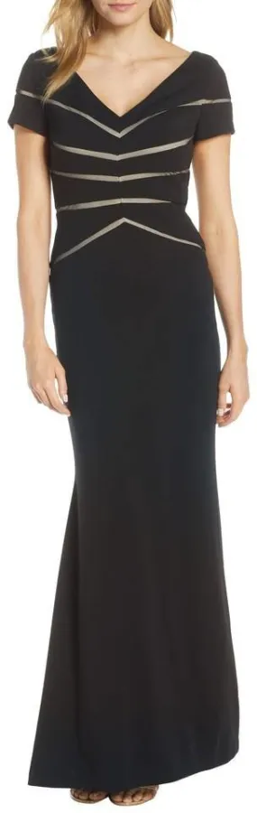 Adrianna Papell AP1E205633 Long Formal Black Evening Dress