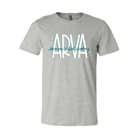 ARVA Block Script Soft Tee