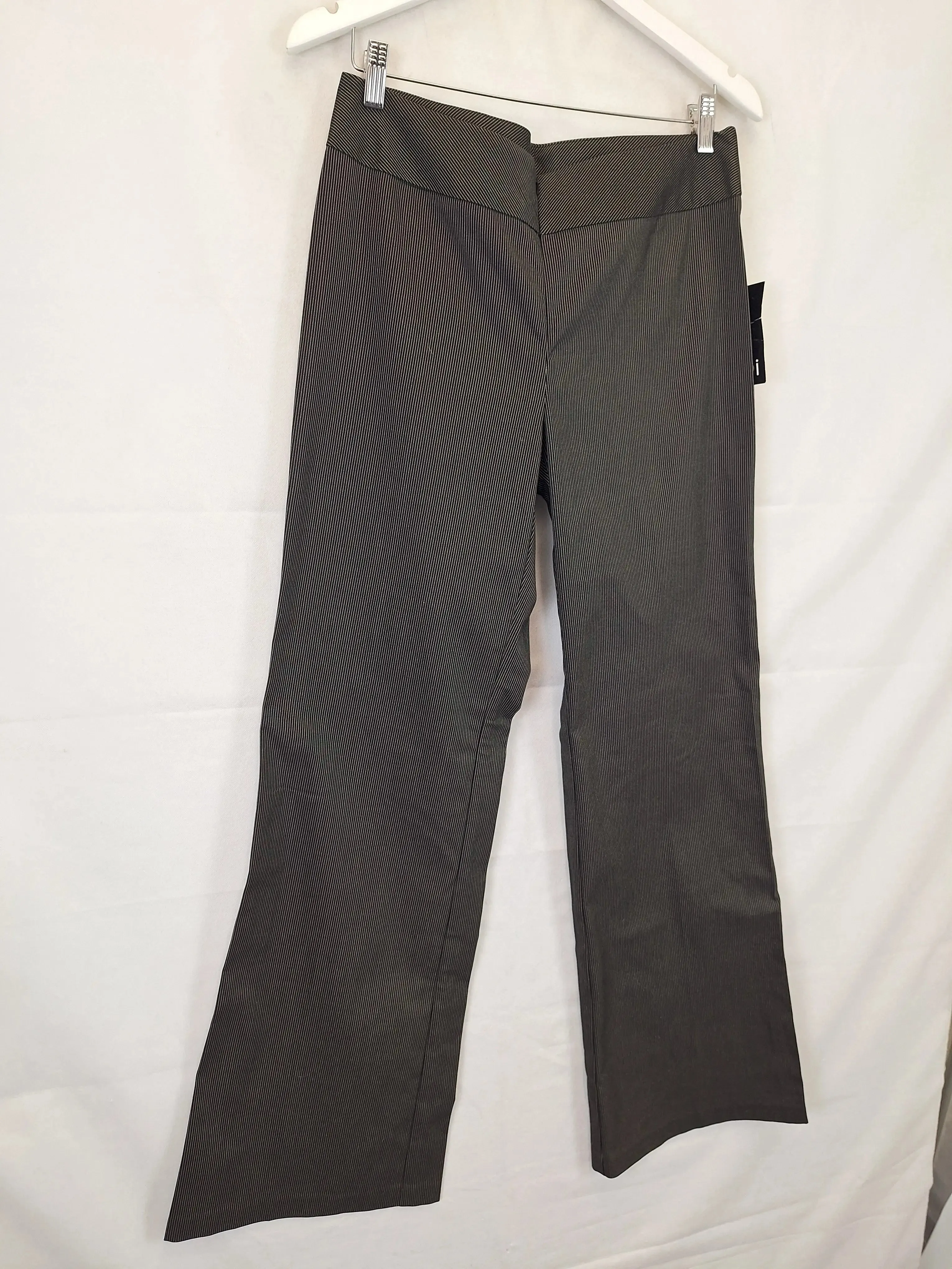 Assorted Brands  Stylish Pinstripe Zip Front Pants Size 12