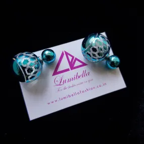 Ball pearl Blue Daily wear Stud