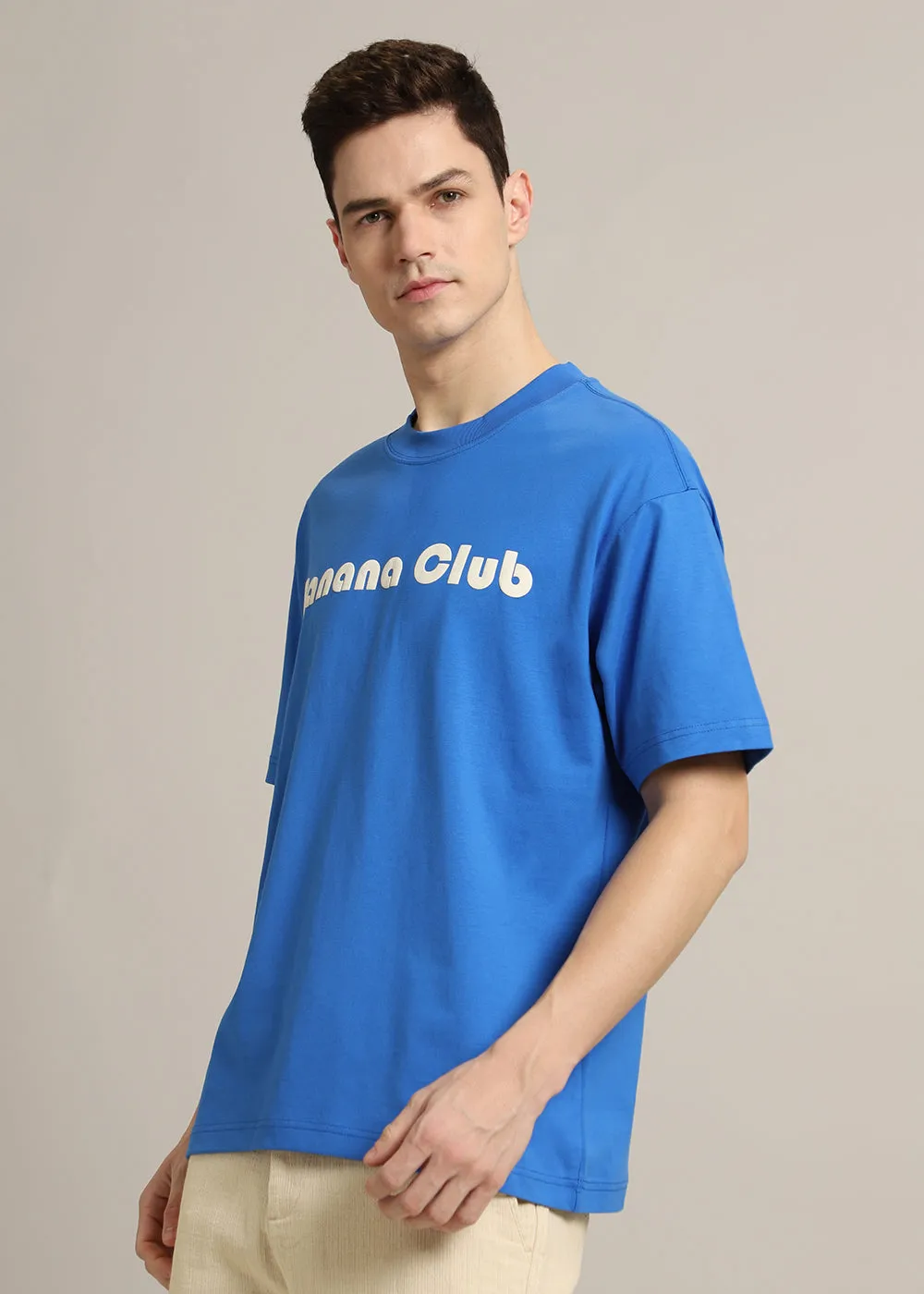 Banana Club Embossed Oversized Fit T-shirt