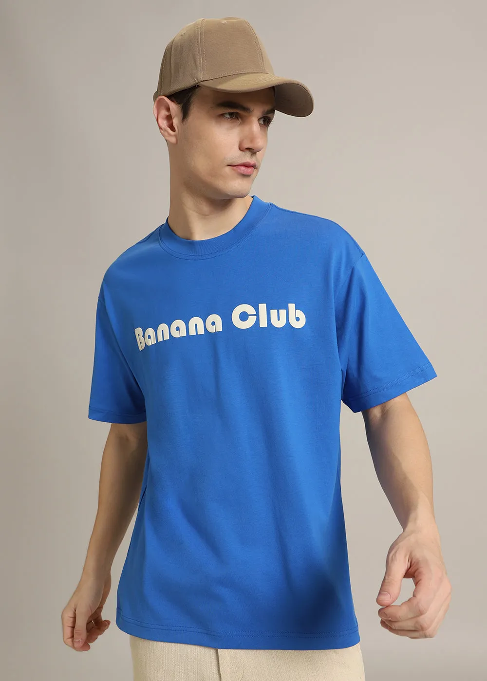 Banana Club Embossed Oversized Fit T-shirt