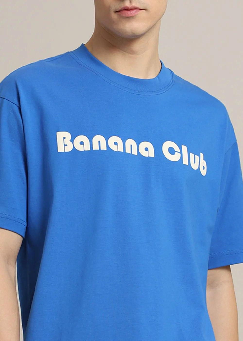 Banana Club Embossed Oversized Fit T-shirt