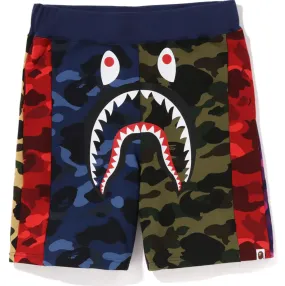 Bape Mix Camo Crazy Sweat Shorts Multi-Color 001SPJ301015MMUL