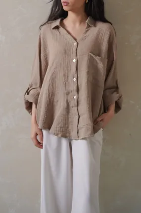 BASIC MUSLIN BUTTON DOWN