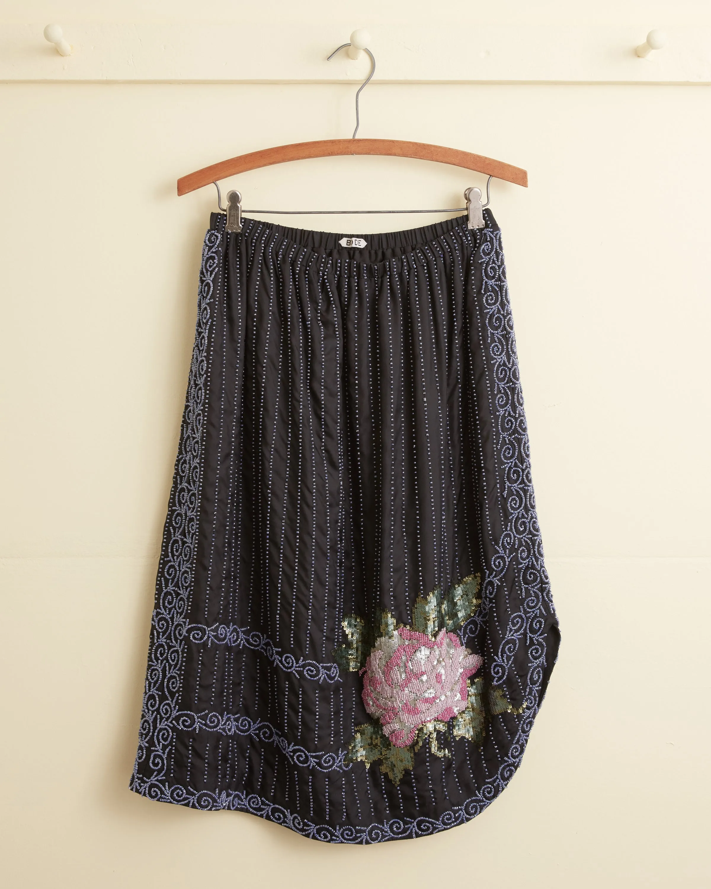 Beaded Bourbon Rose Skirt