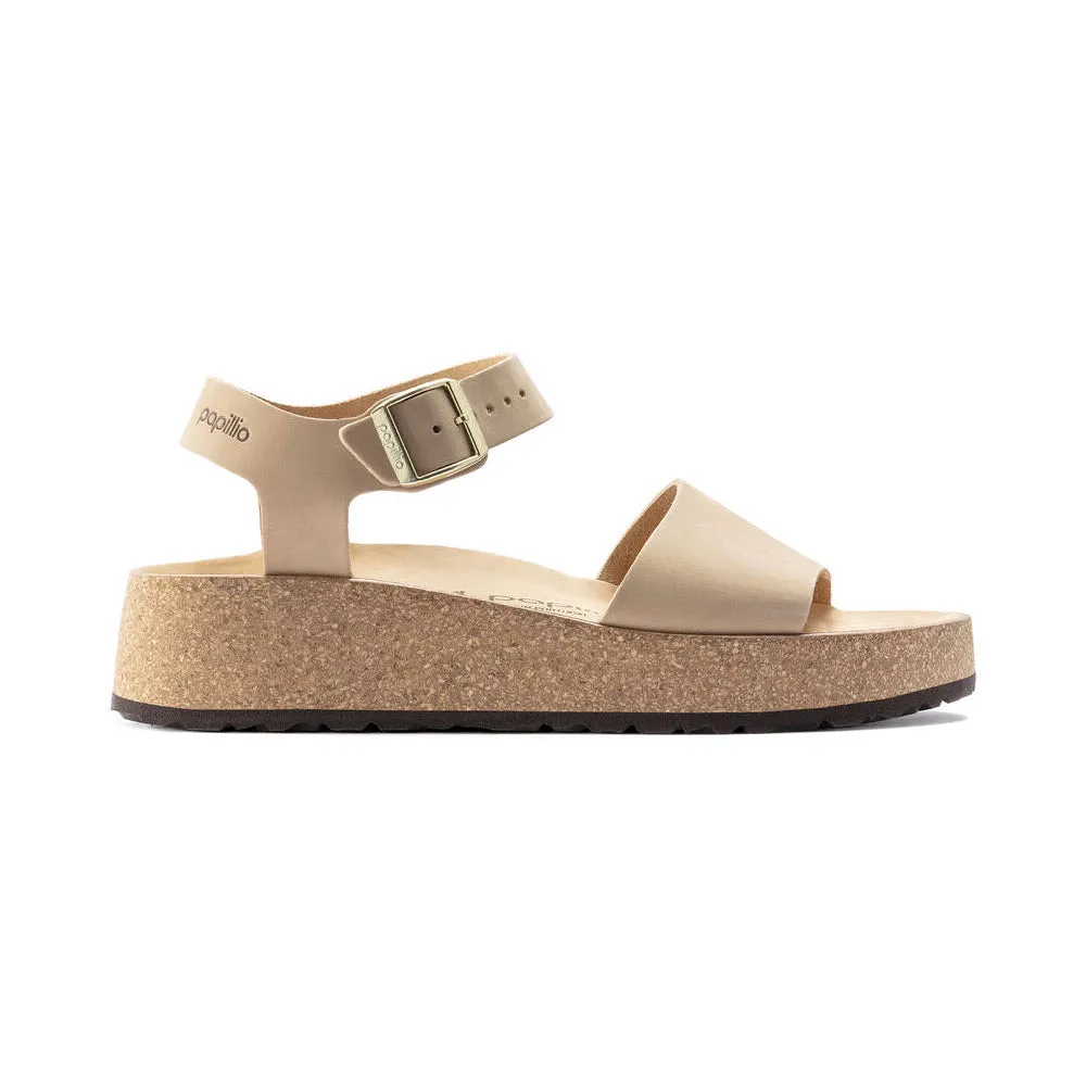 BIRKENSTOCK GLENDA SANDCASTLE NUBUCK - WOMENS