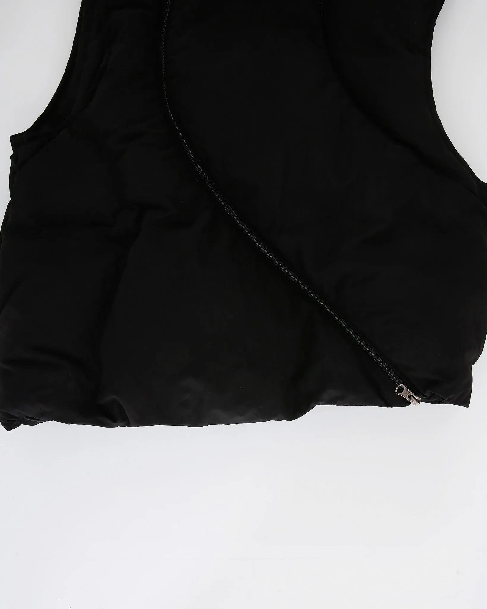 Black Fencing Down Vest