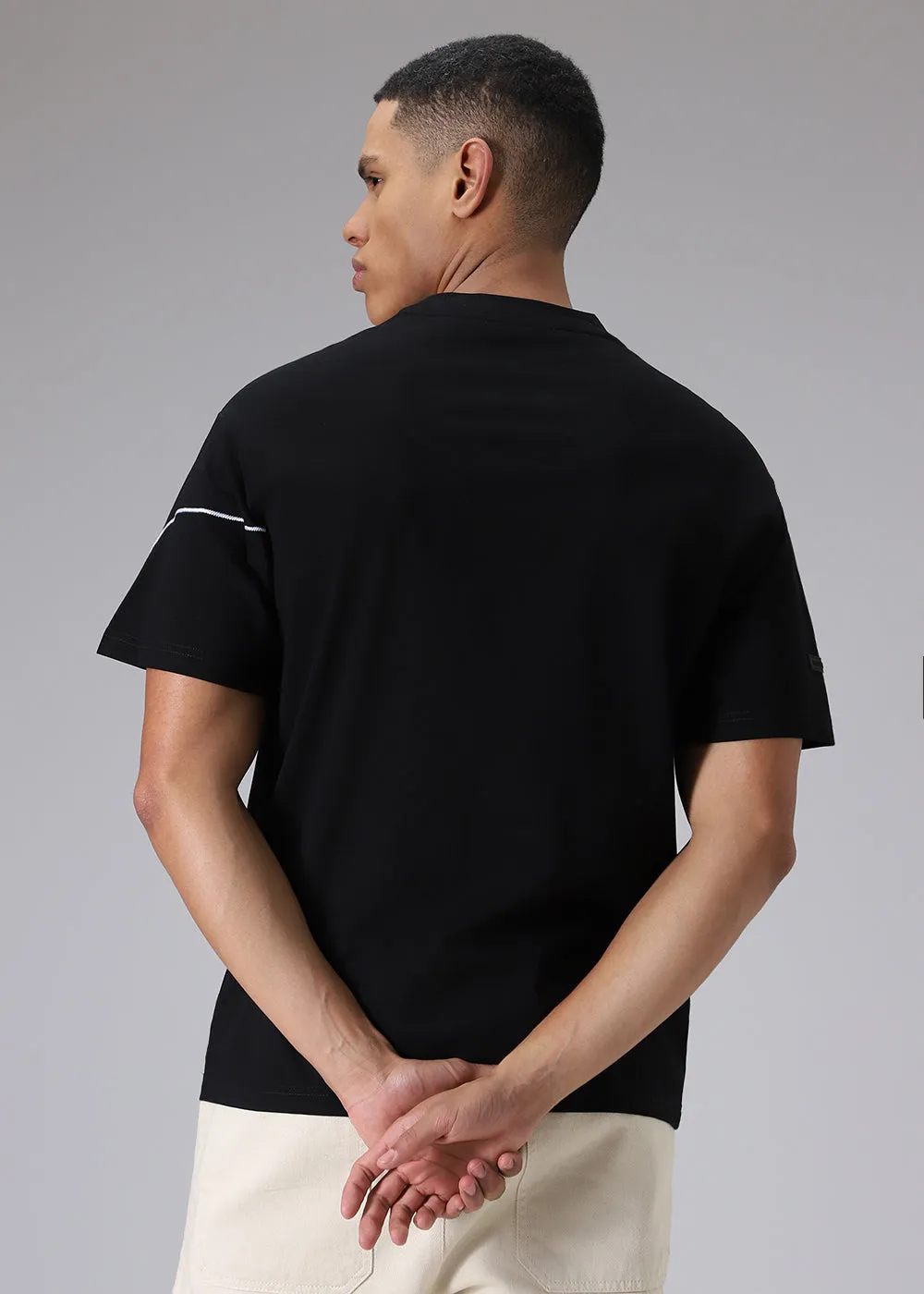 Black Line Oversized T-shirt