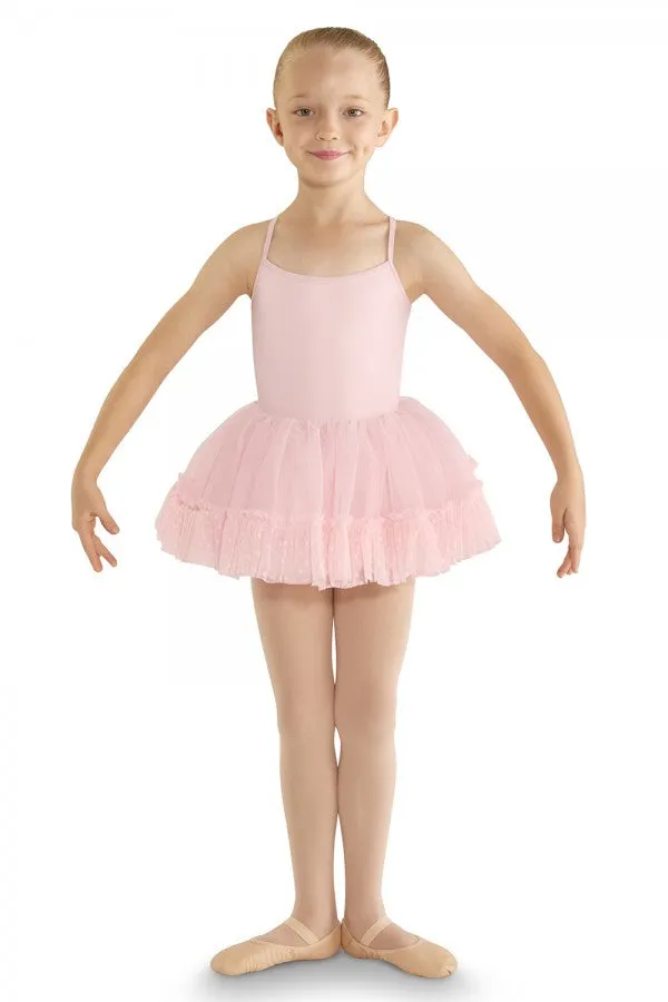 Bloch Child Heart Mesh Ruffle Hem Tutu Skirt - CR8111