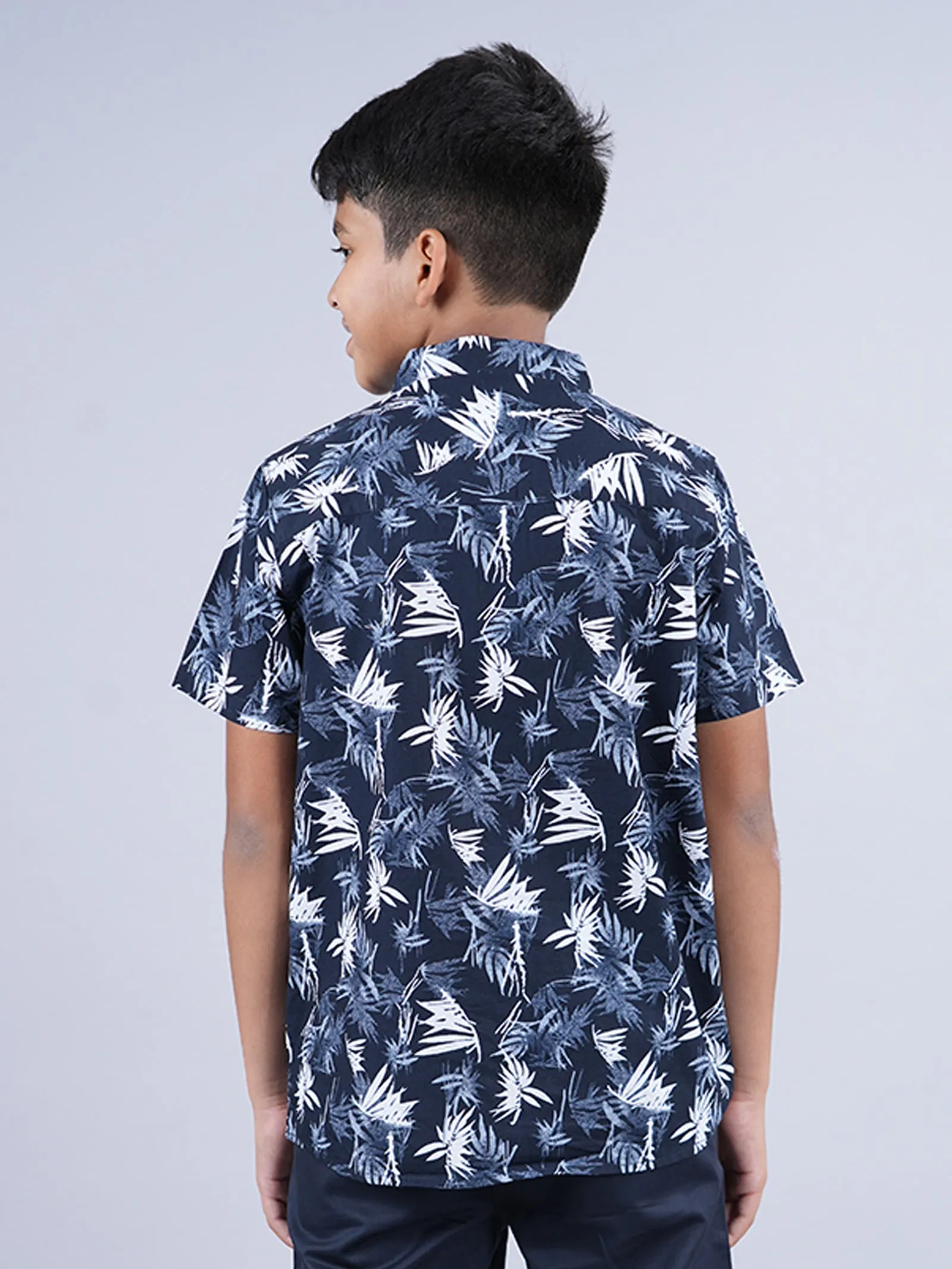 Boys AOP Half Sleeve Shirt