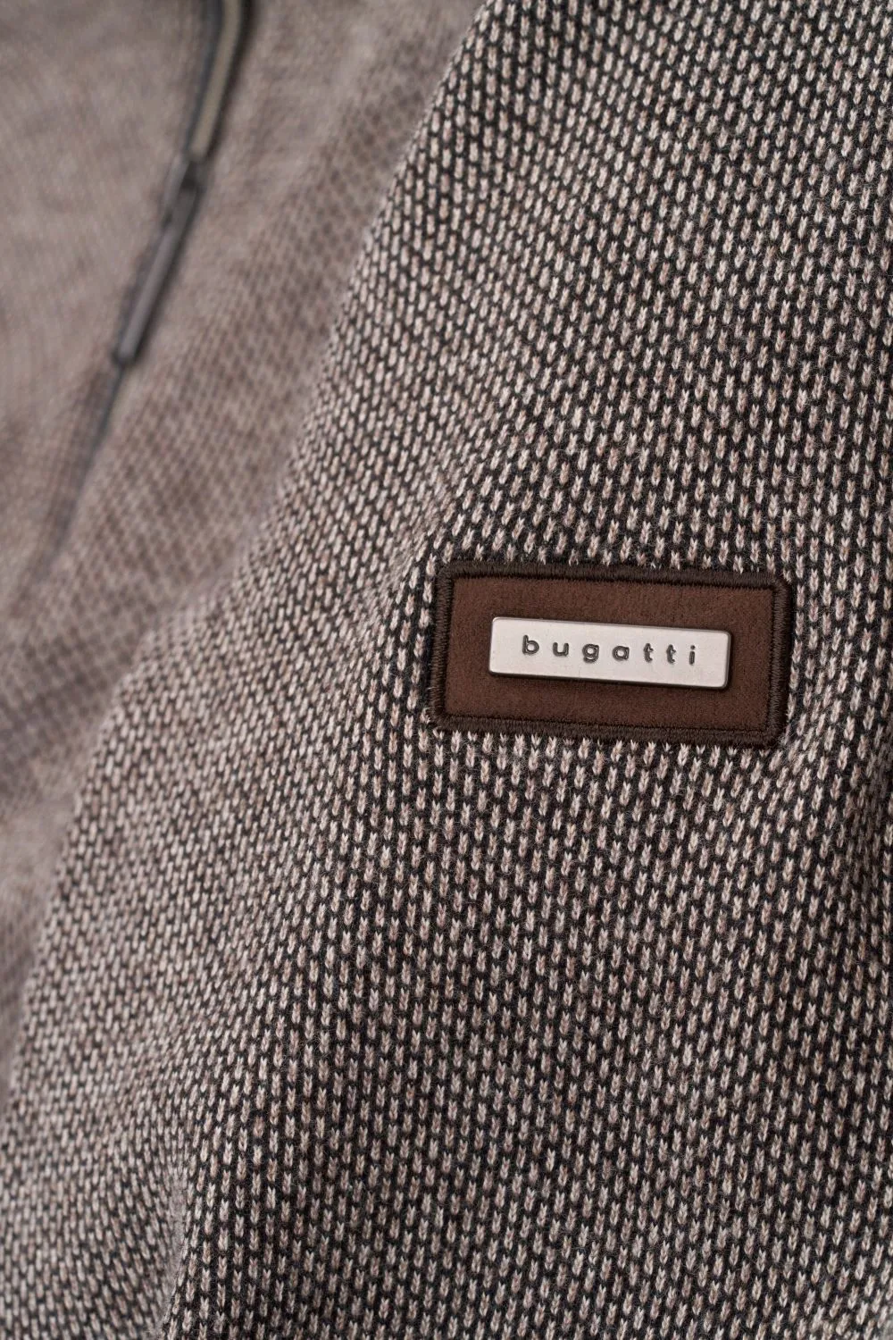 Bugatti Sweater 1/4 Zip | Brown