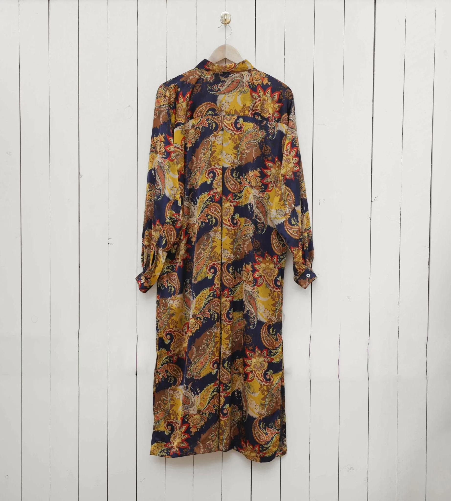 Button Down Silk Kaftan