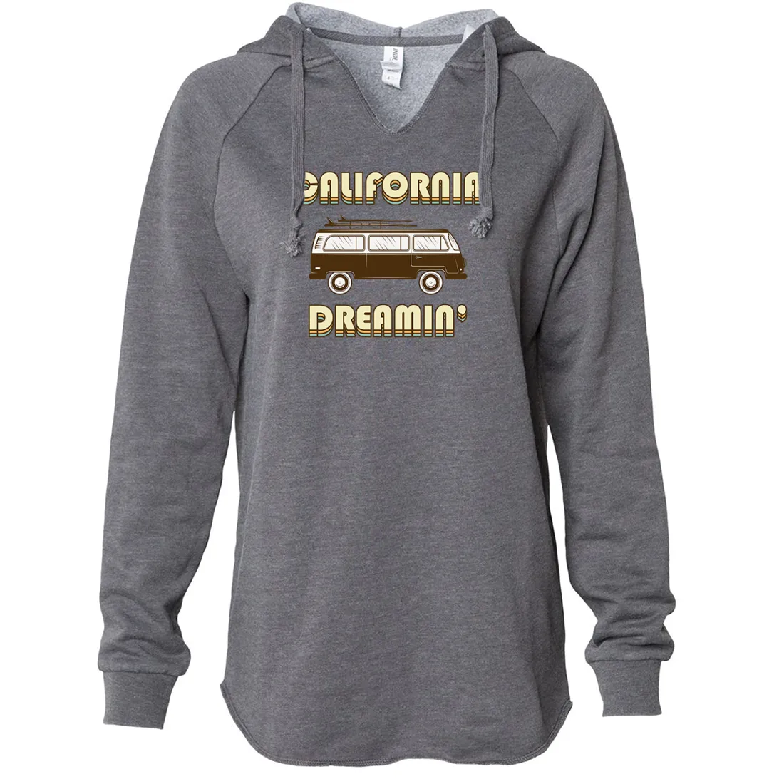 California Dreamin' Van Women's Soft Hooded Pullover