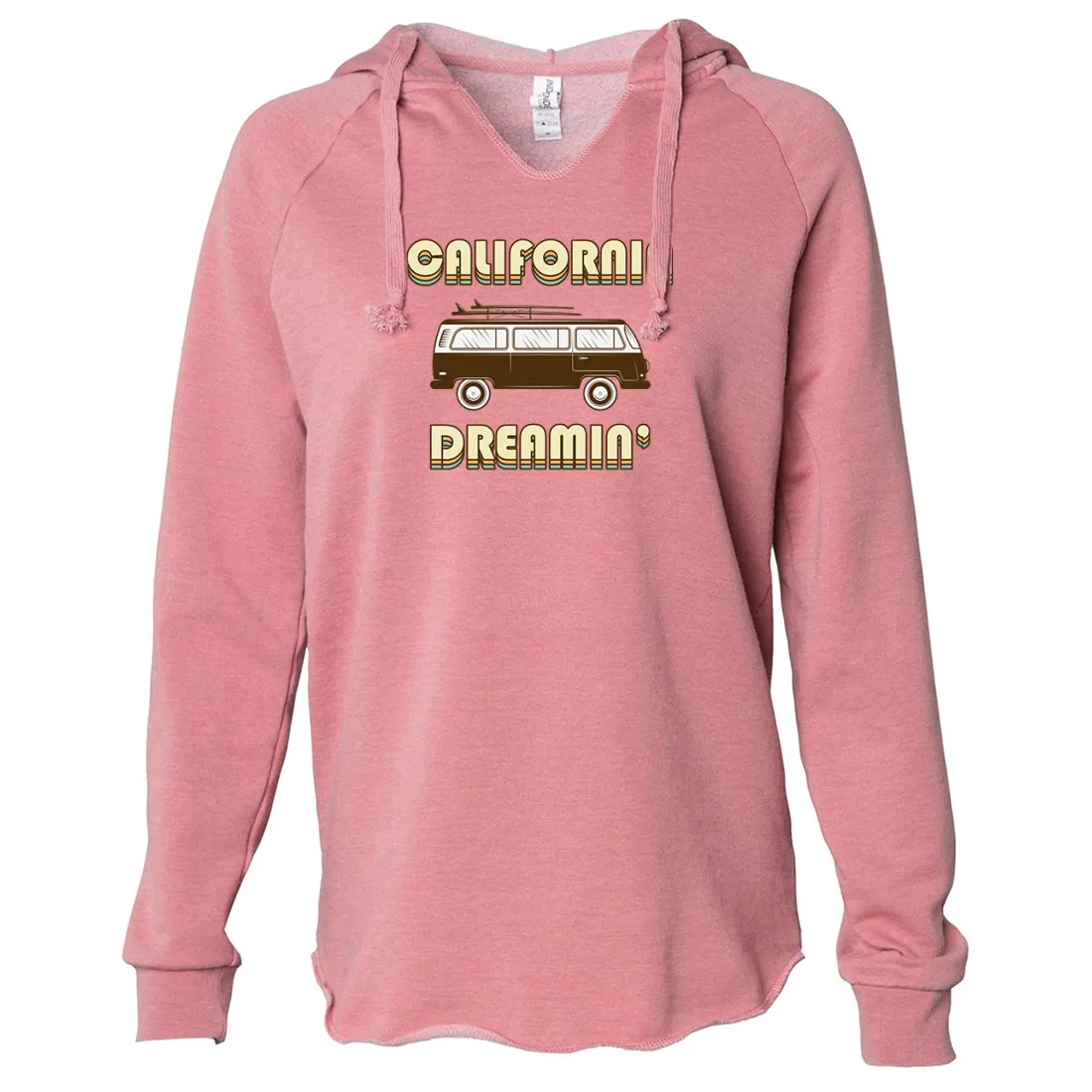 California Dreamin' Van Women's Soft Hooded Pullover