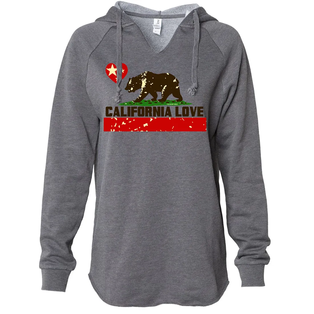 California Love Women's Soft Hooded Pullover