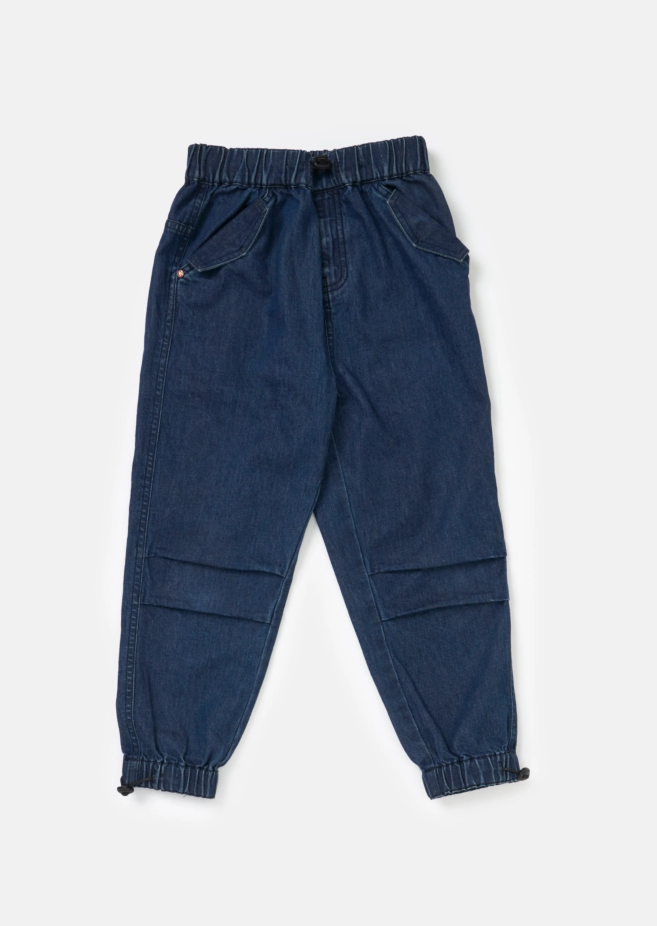 Carrie Denim Parachute Trousers