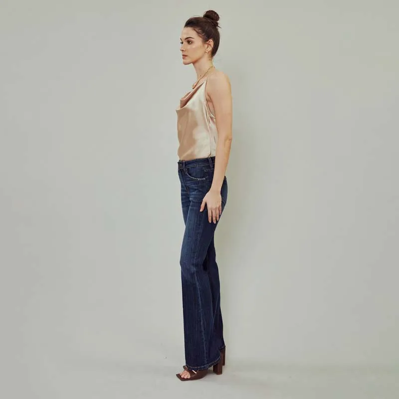 Celestine Mid Rise Flare Jeans