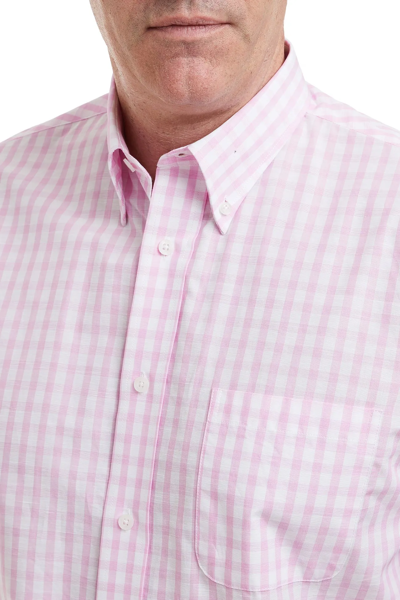 Chase Shirt Pink Beach Gingham