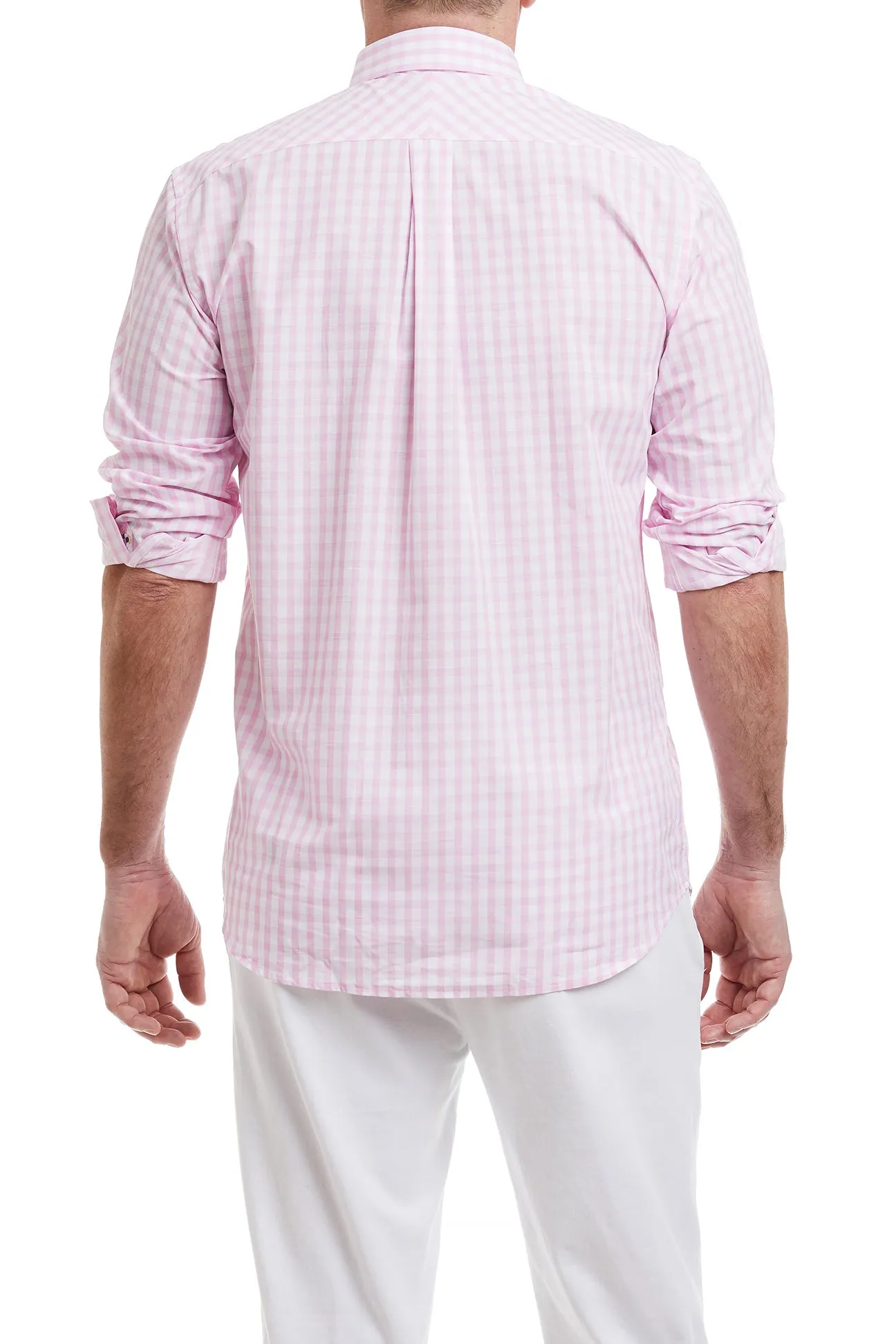 Chase Shirt Pink Beach Gingham