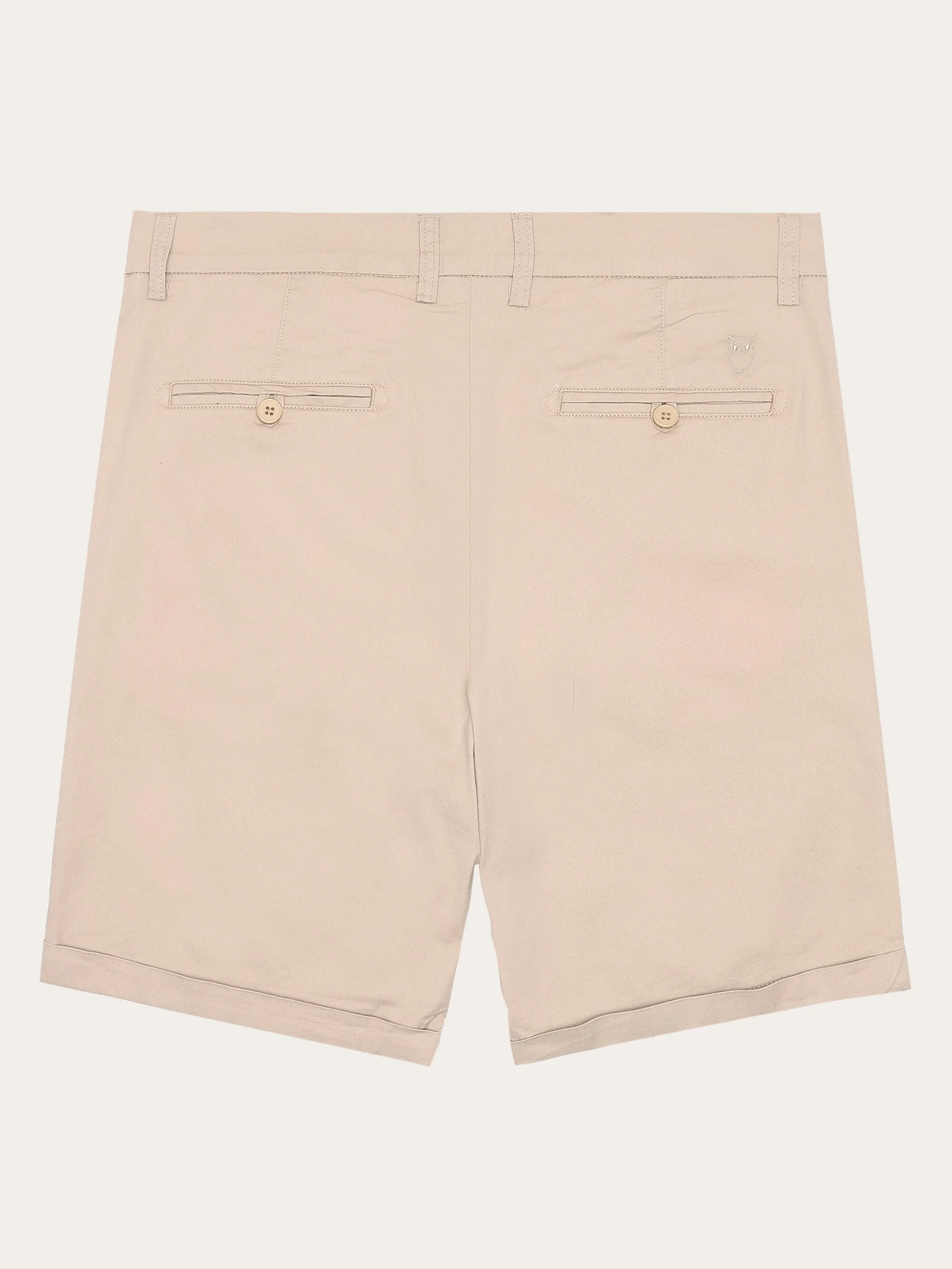 CHUCK regular chino poplin shorts - Light feather gray