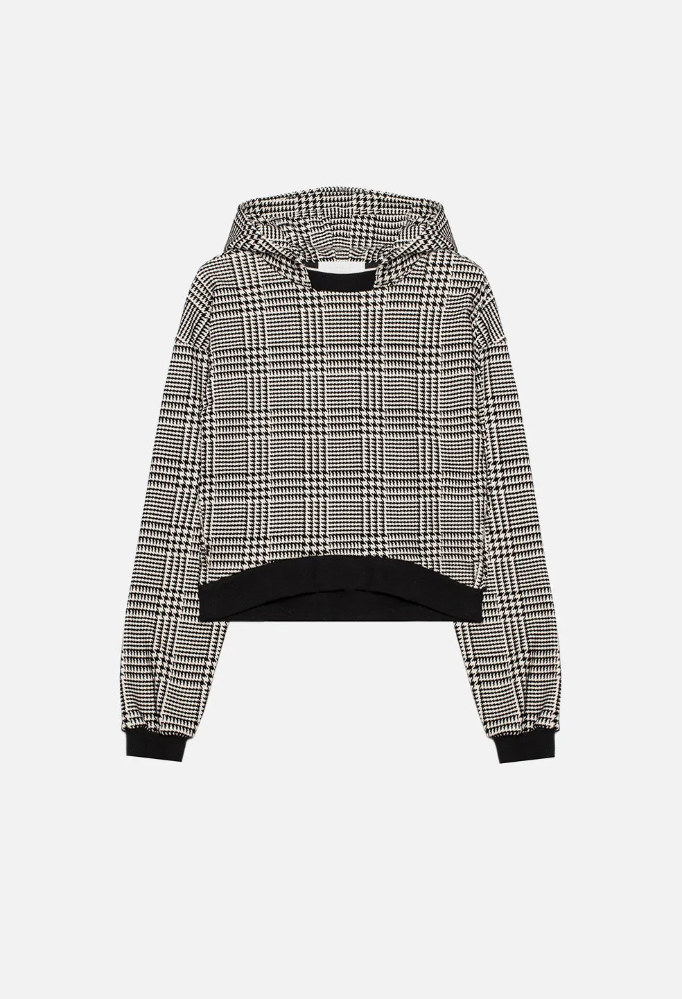 Cofer Hoodie / Houndstooth Ivory