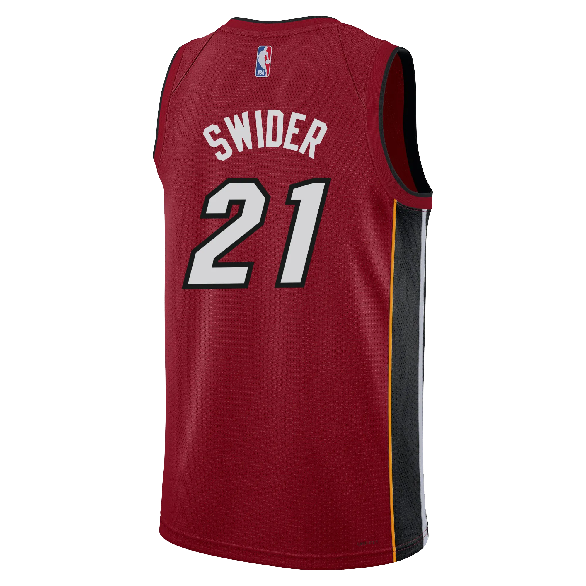 Cole Swider Nike Jordan Brand Miami HEAT Statement Red Swingman Jersey