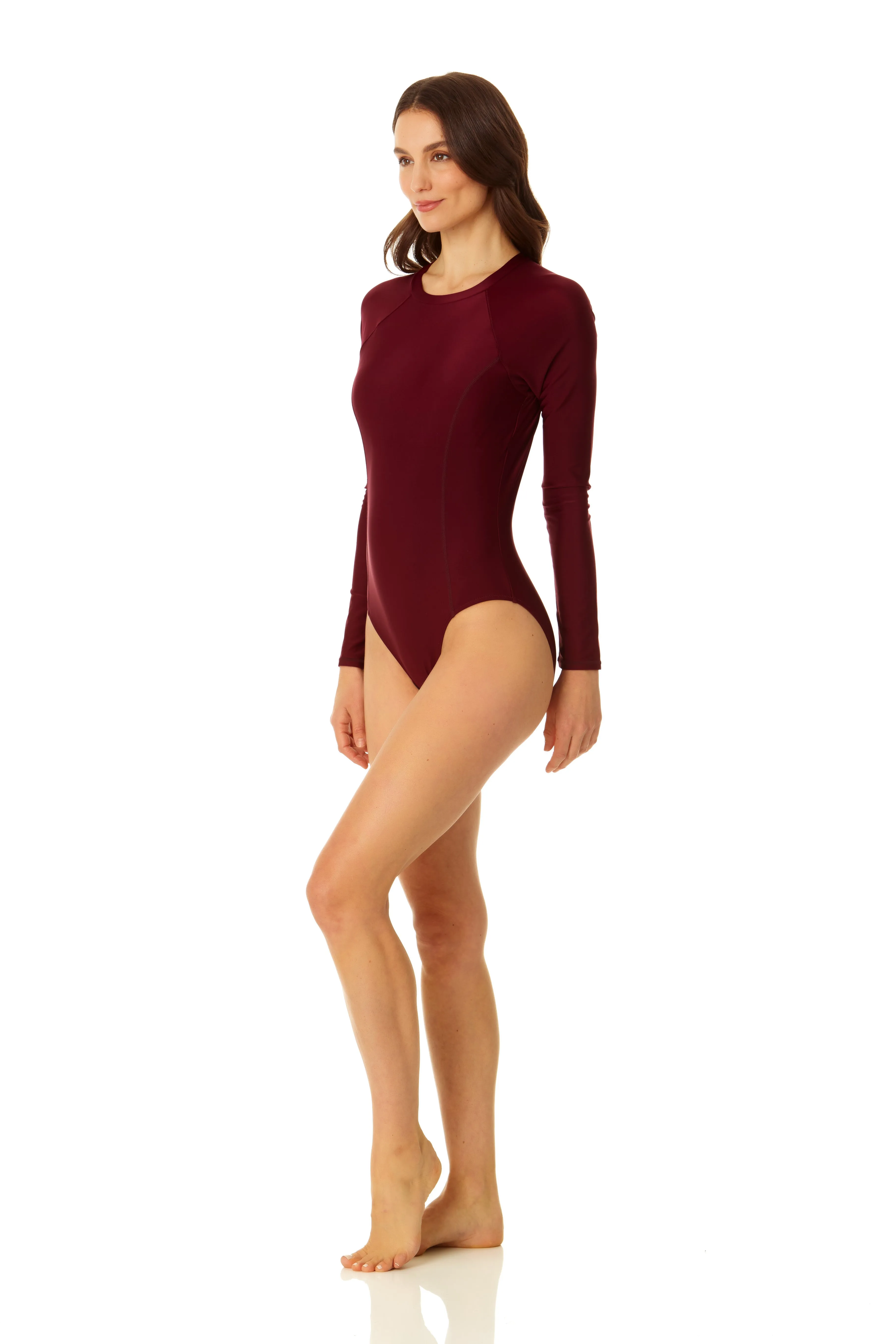 Coppersuit - Women's Long Sleeve One Piece Swimsuit