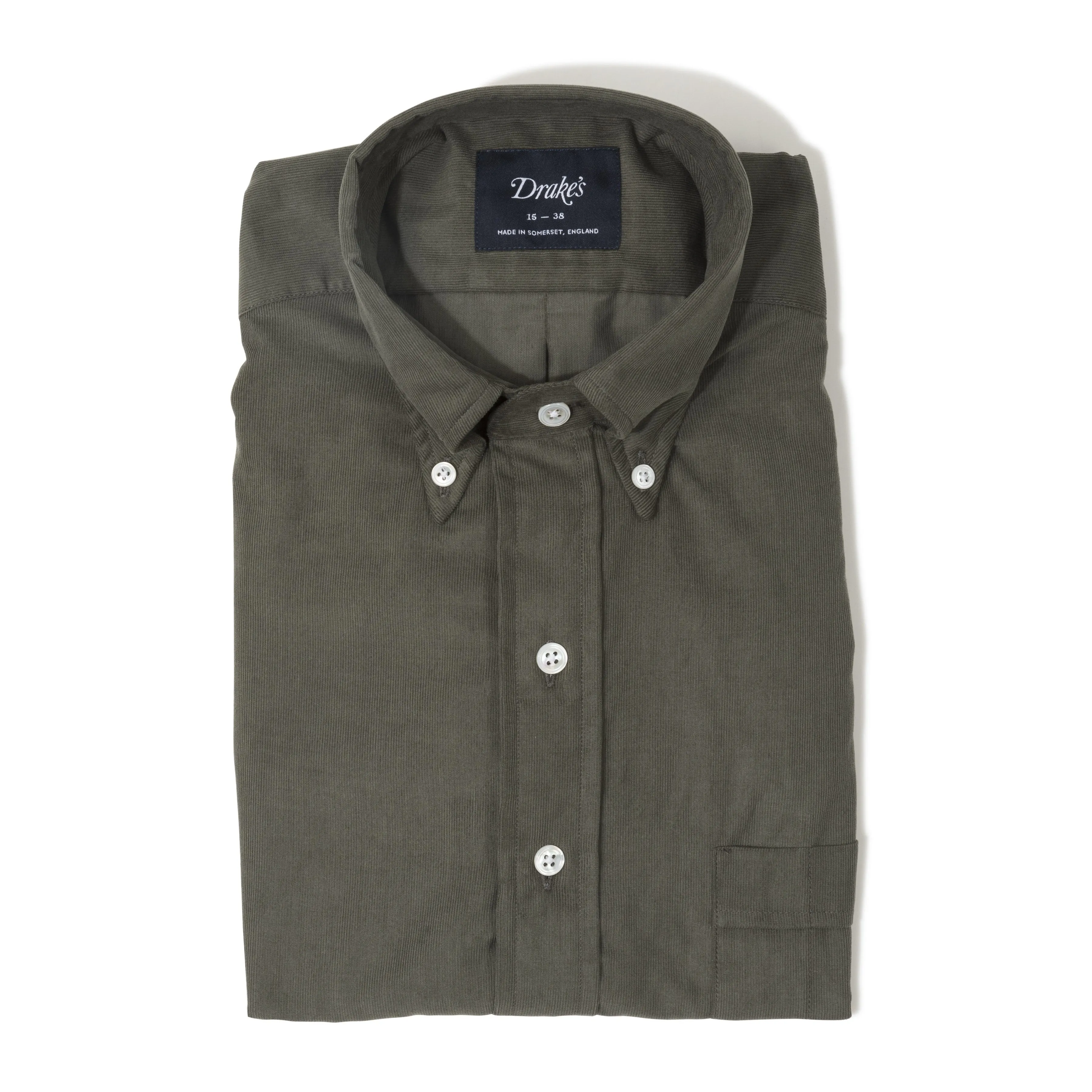 Cotton Corduroy Button-down Shirt