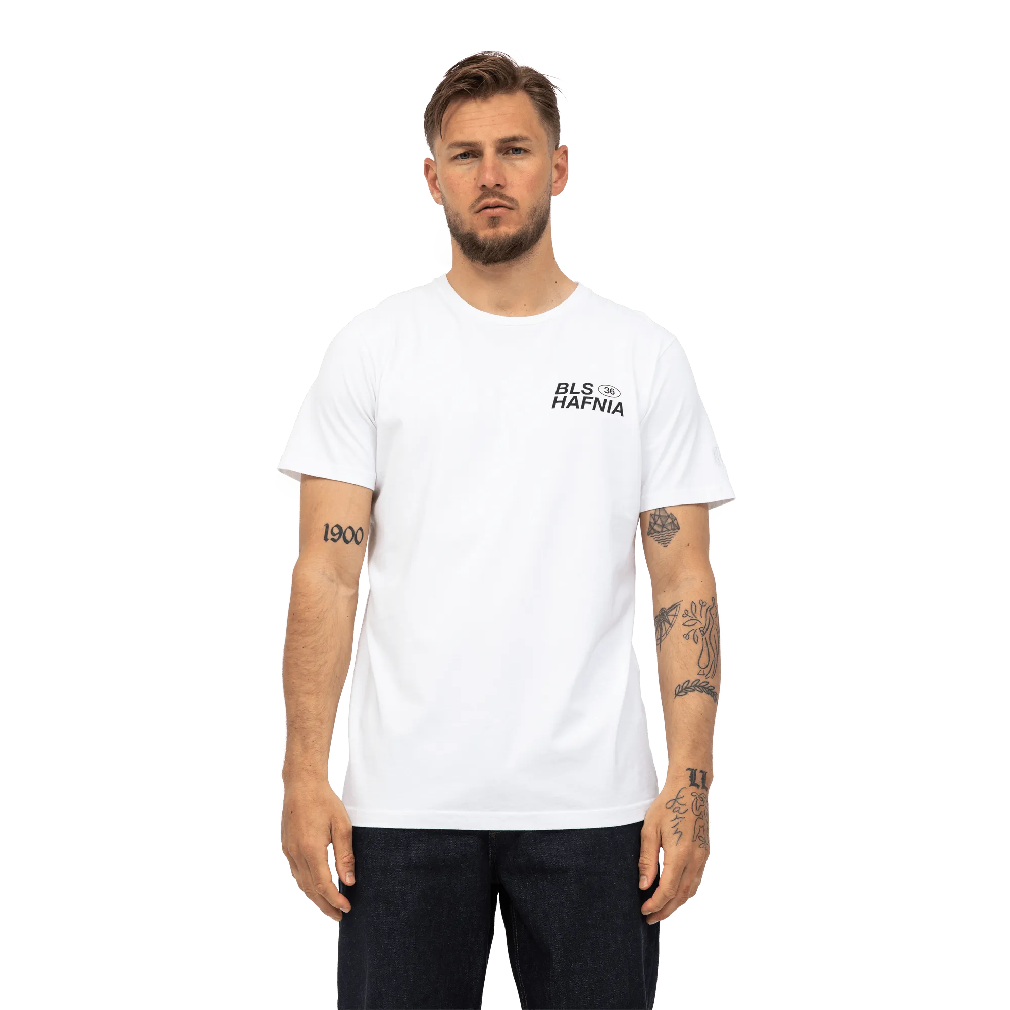 Cracked Varsity T-Shirt - White