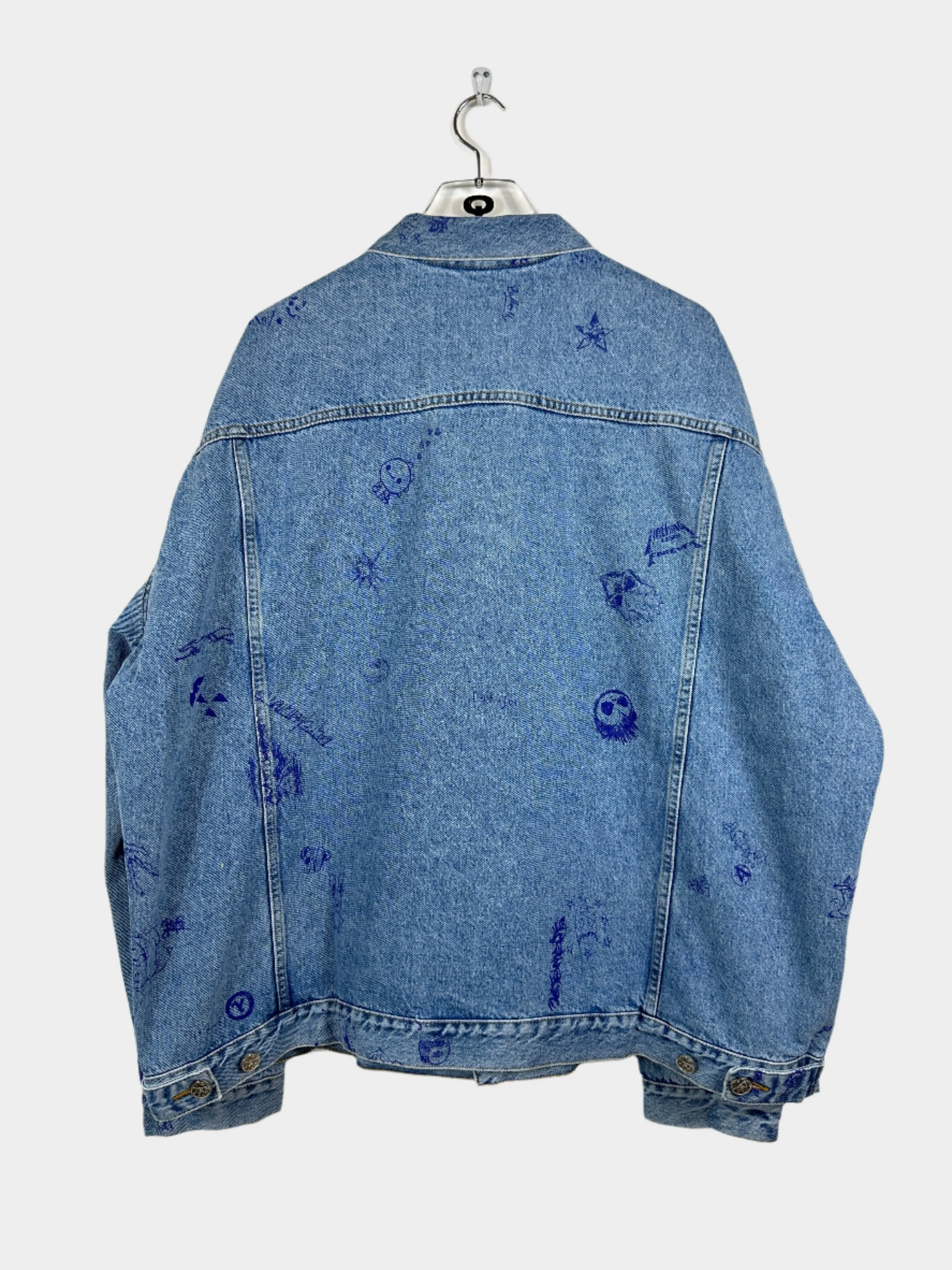 Denim Scribbled Jacket