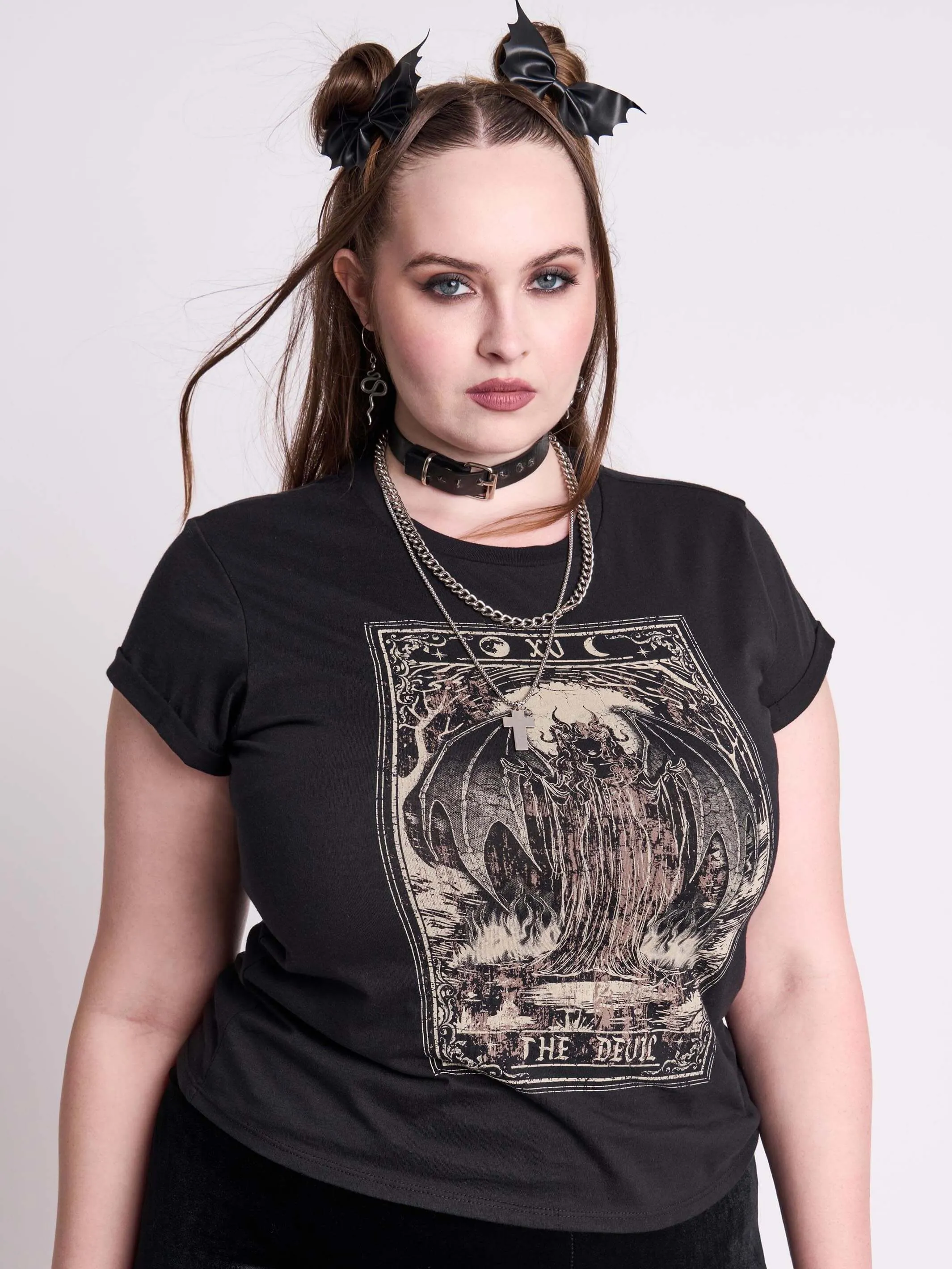 Devil Tarot Baby Tee