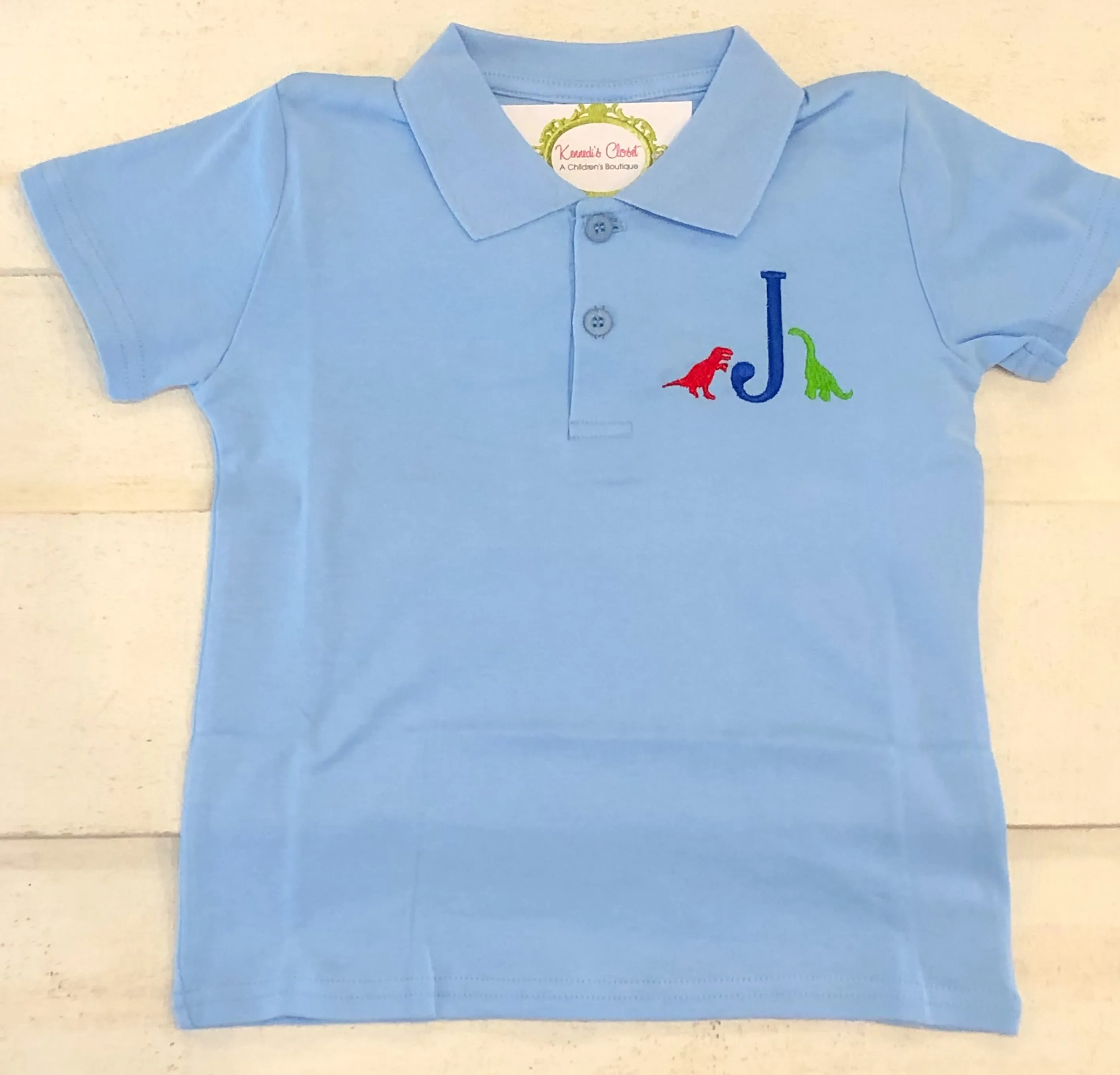 Dinosaur Initial Polo