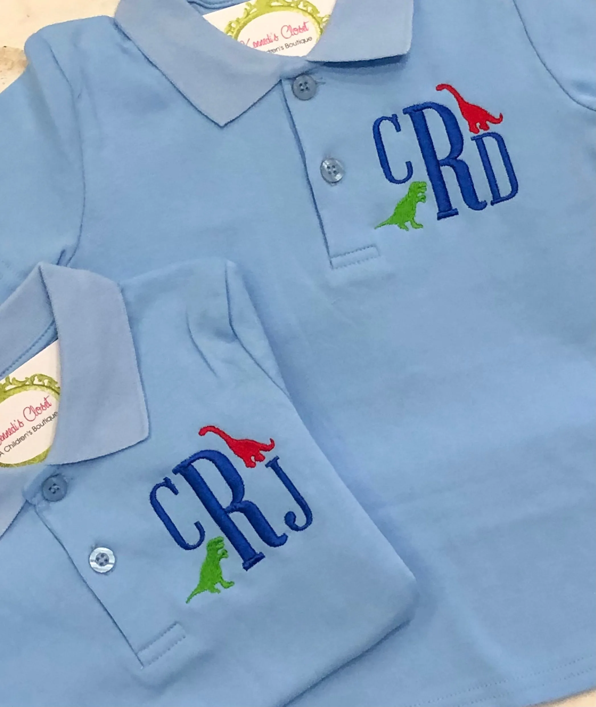 Dinosaur Initial Polo